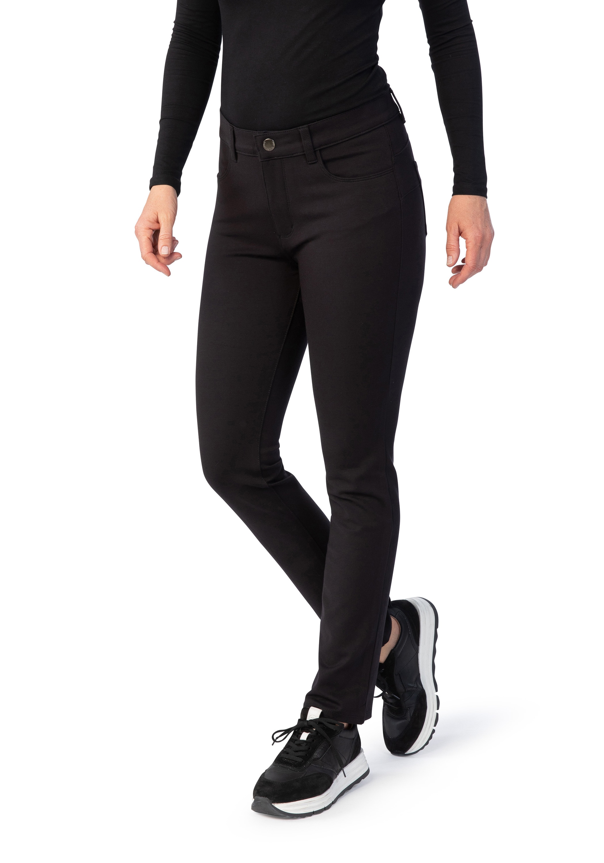STOOKER WOMEN 5-Pocket-Hose »Milano Jersey Magic Shape Fit«, Casual Twill Coloured Magic Shape Effekt für Damen