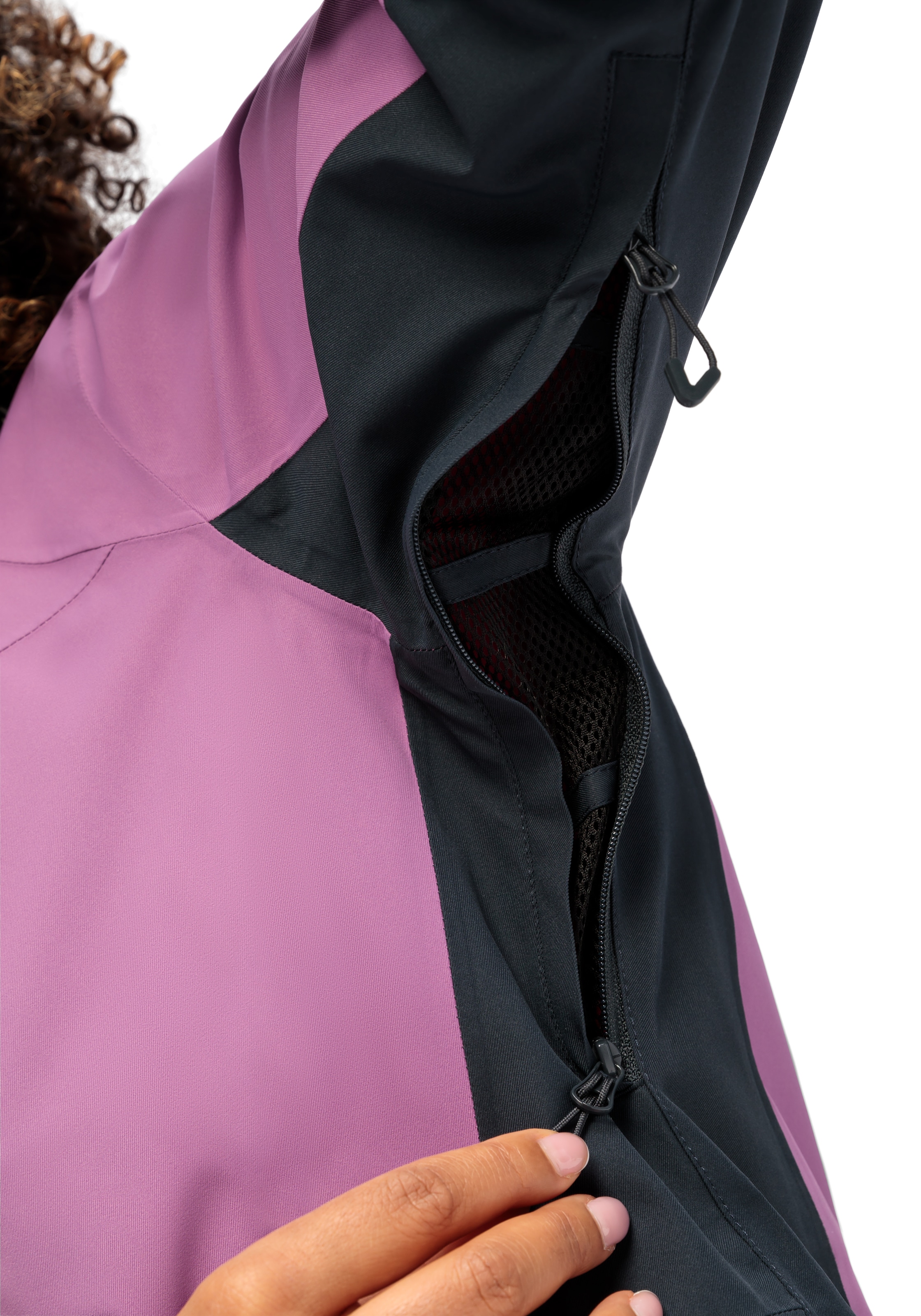 Maier Sports Funktionsjacke »Lindon W« Damen Outdoorjacke, wasserdicht, RV-Taschen, Kapuze