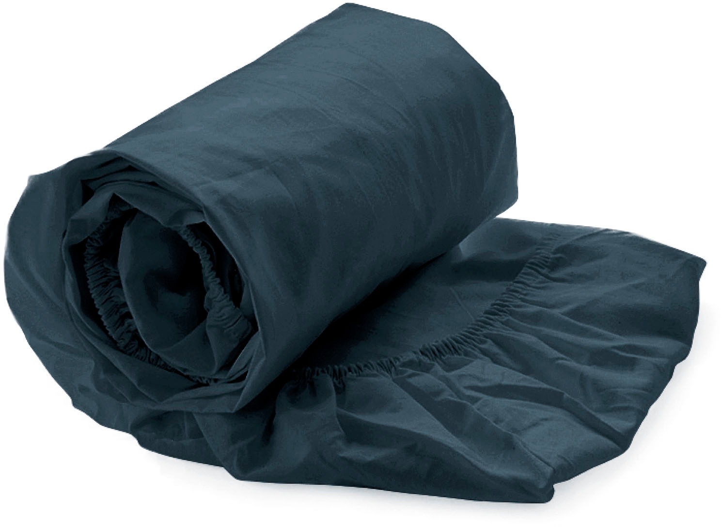 Heckett & Lane Spannbettlaken »Elementi«, Laken aus 100% Baumwolle, hochwertiges Mako-Satin, Betttuch ab 90x200