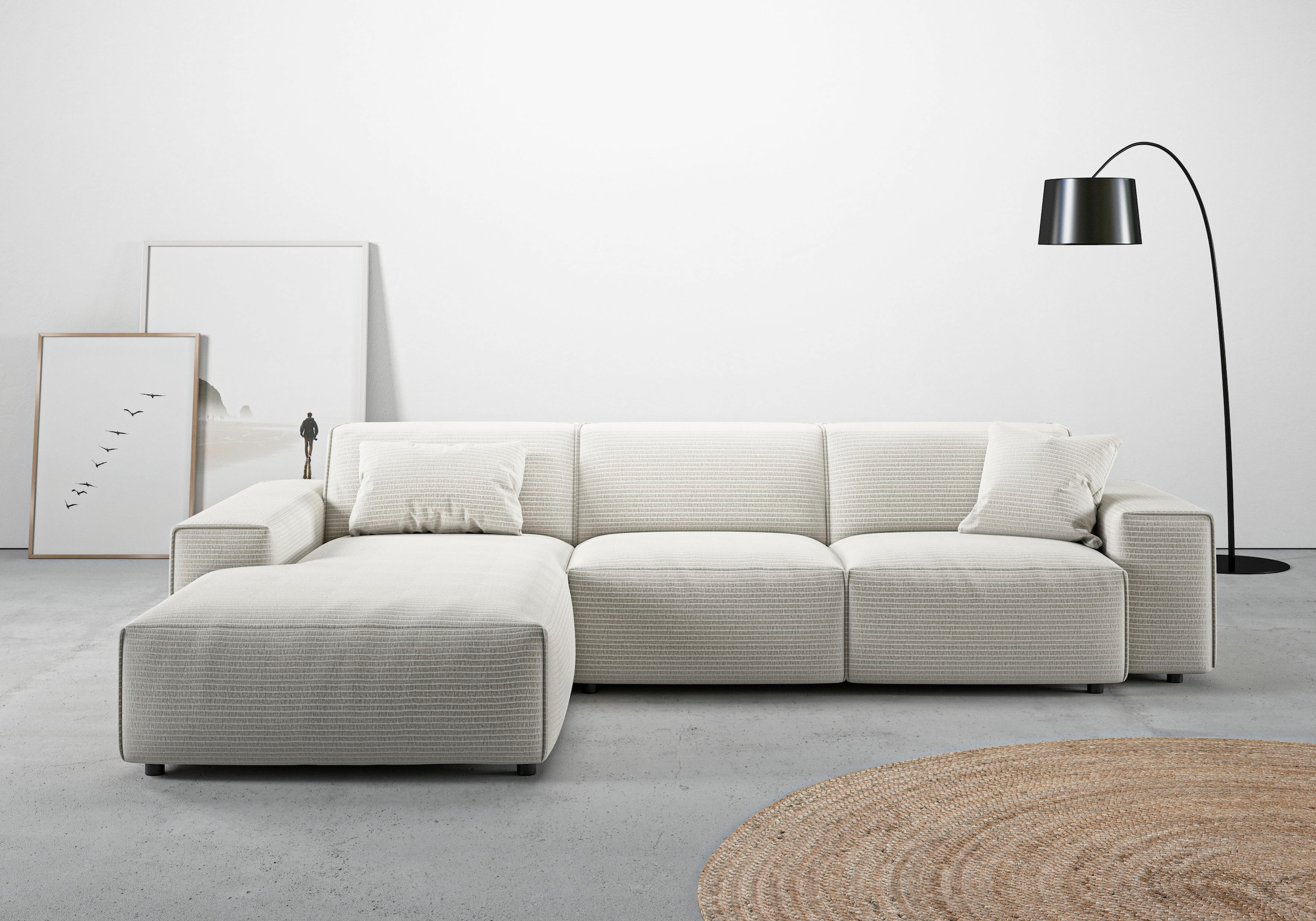 andas Ecksofa »Glimminge auch in Breitcord, Feincord, Bouclé + Easy care-Be günstig online kaufen