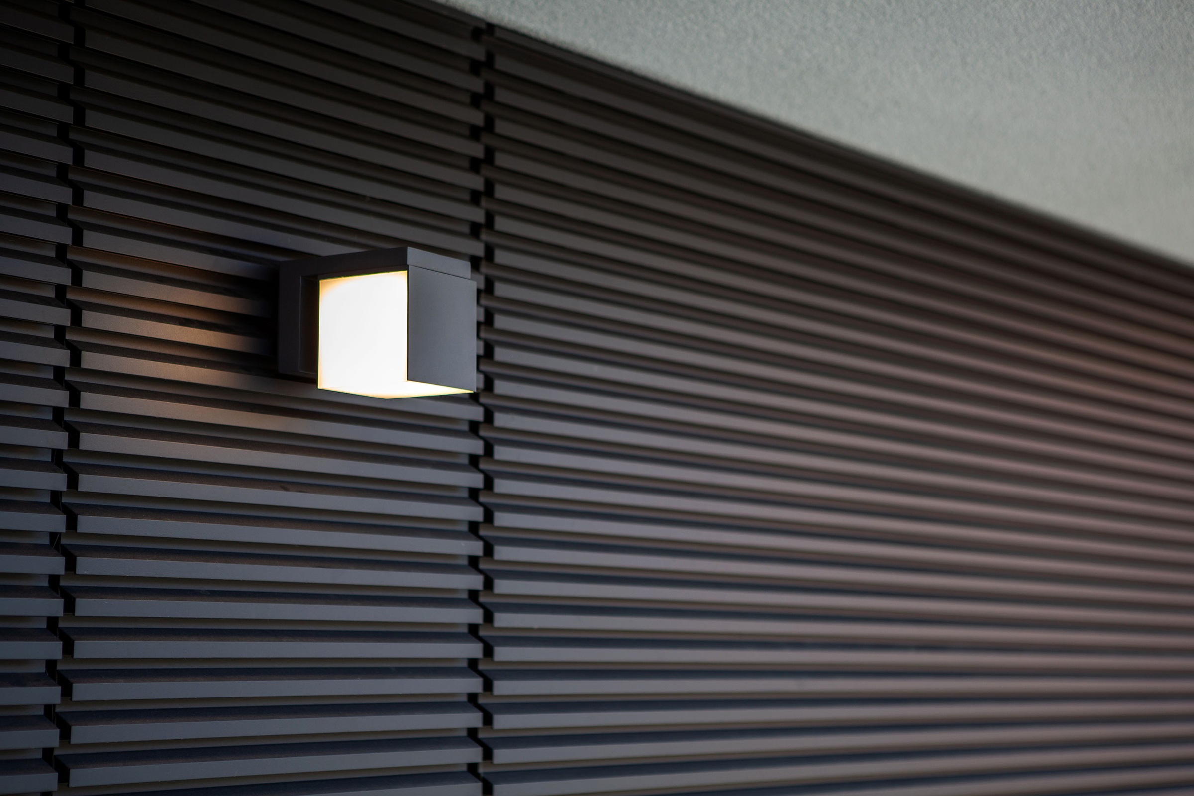 LUTEC LED Außen-Wandleuchte »CUBA«, Leuchtmittel LED-Modul | LED fest integriert