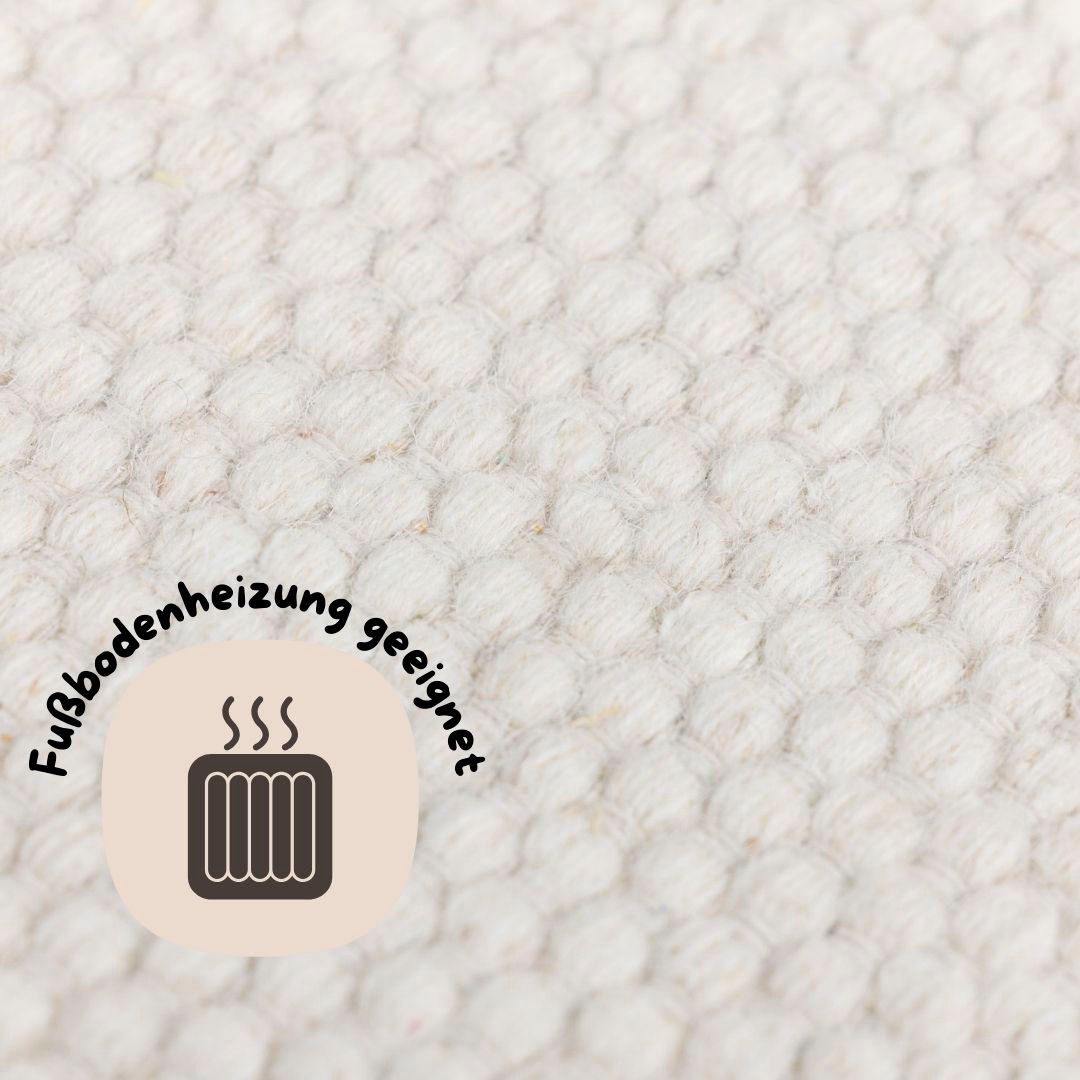 OTTO home Wollteppich »Woolscape 1« rechteckig 10 mm Höhe Wendeteppich, han günstig online kaufen