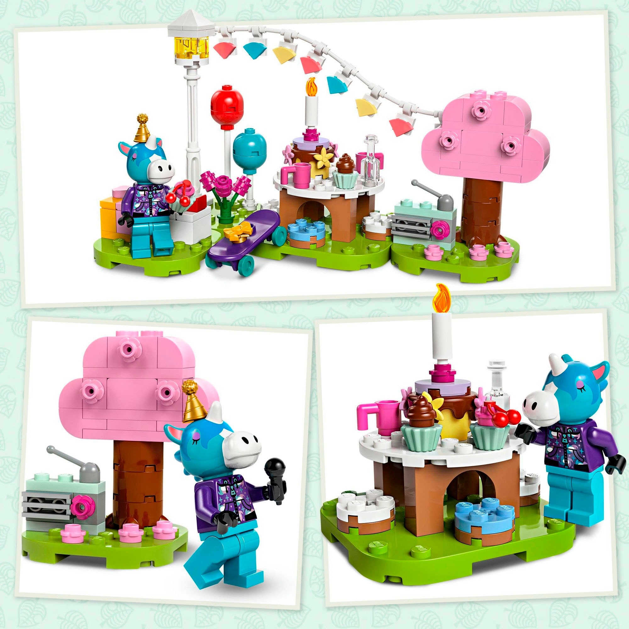 LEGO® Konstruktionsspielsteine »Jimmys Geburtstagsparty (77046), LEGO® Animal Cossing«, (170 St.), Made in Europe