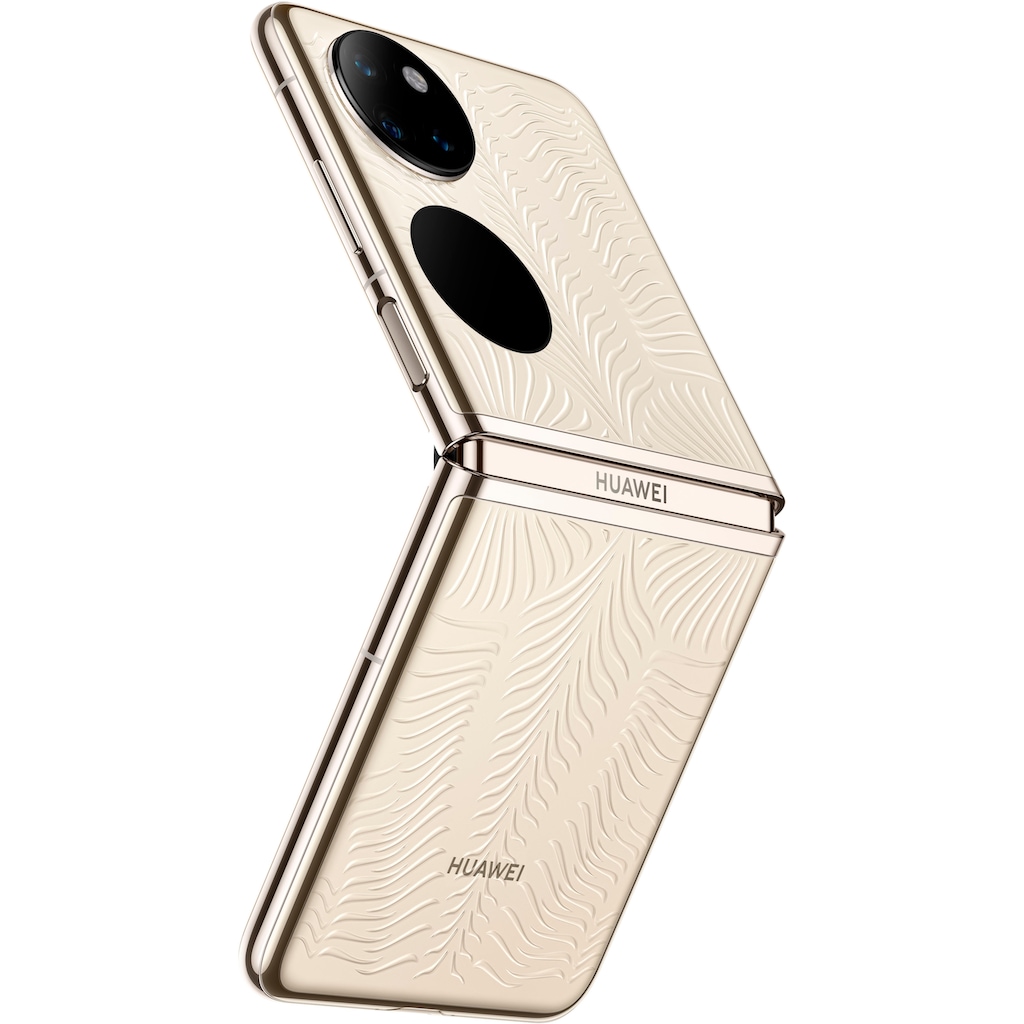 Huawei Smartphone »P50 Pocket Premium«, Gold, (17,53 cm/6,9 Zoll, 512 GB Speicherplatz, 40 MP Kamera)