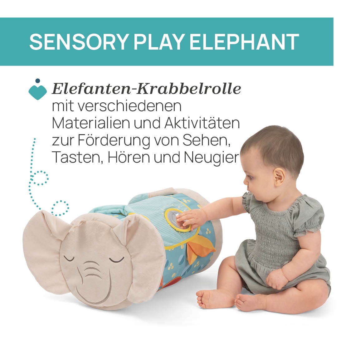 Chicco Krabbelrolle »Elefant«