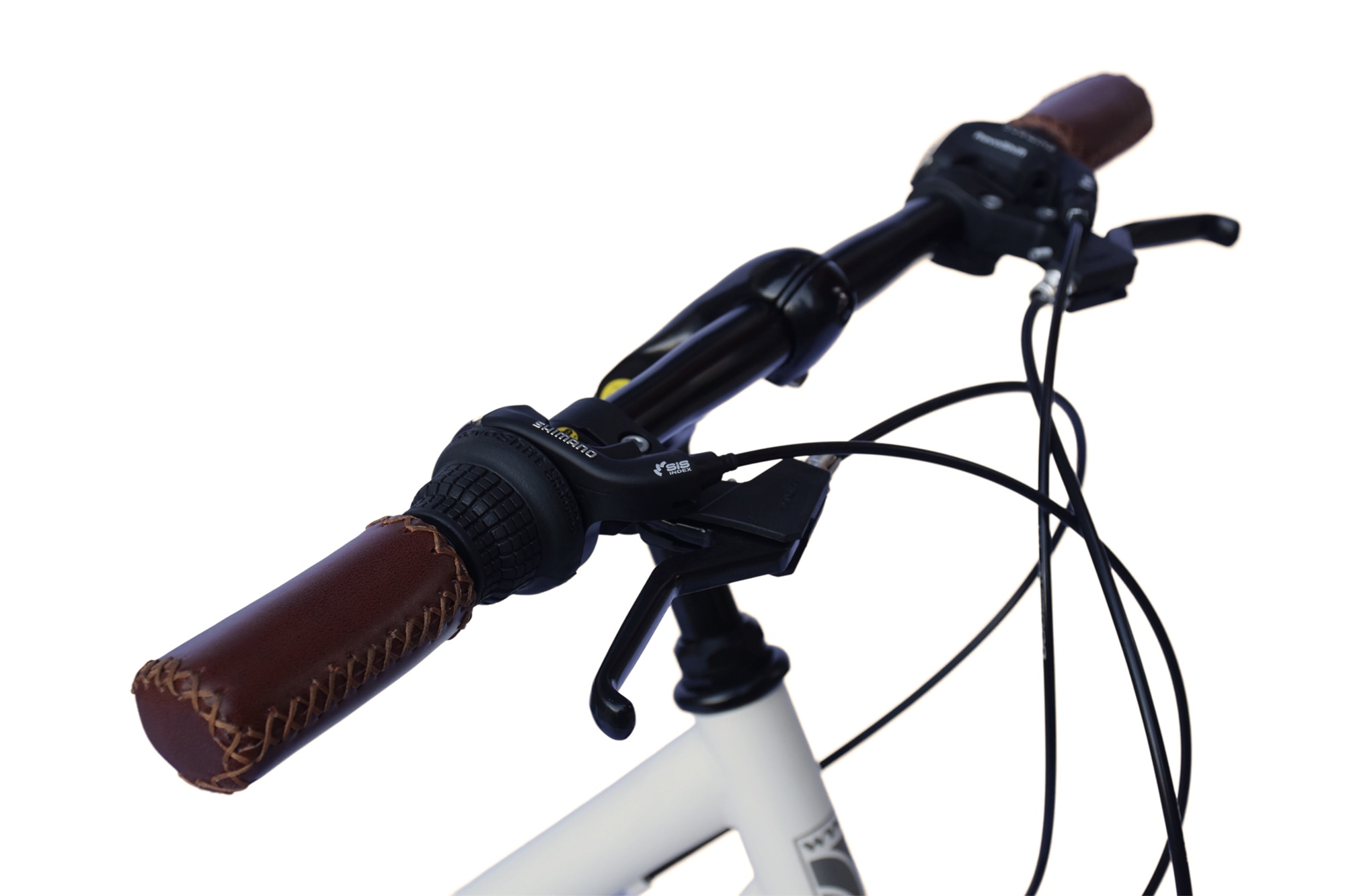 WYNN Trekkingrad »Trekkingrad 28 Zoll Shimano Tourney 21 Gang TRK1.0 Federgabel Weiß« 21 Gang Shimano Tourney Schaltwerk