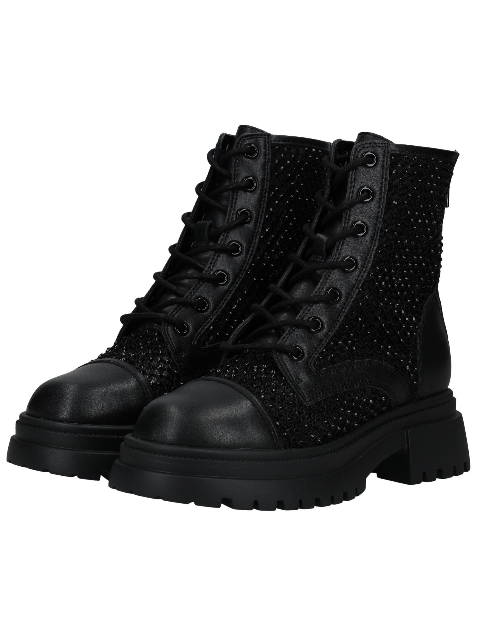 STEVE MADDEN Schnürstiefelette »STEVE MADDEN Stiefelette Leder/Synthetik«