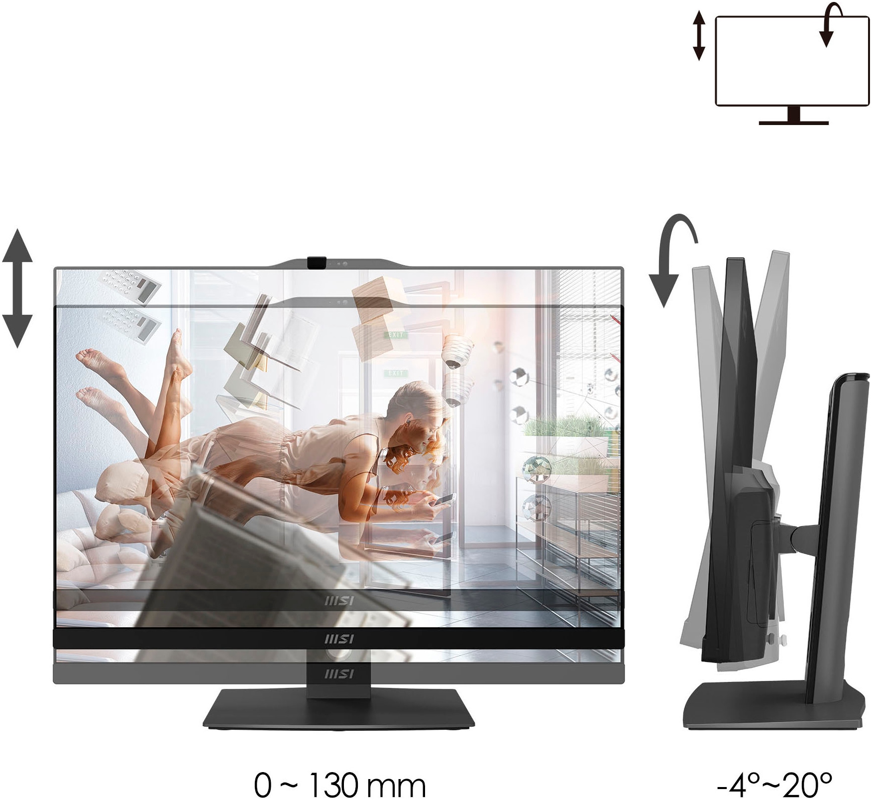 MSI All-in-One PC »Modern AM242P 1M-1206DE«