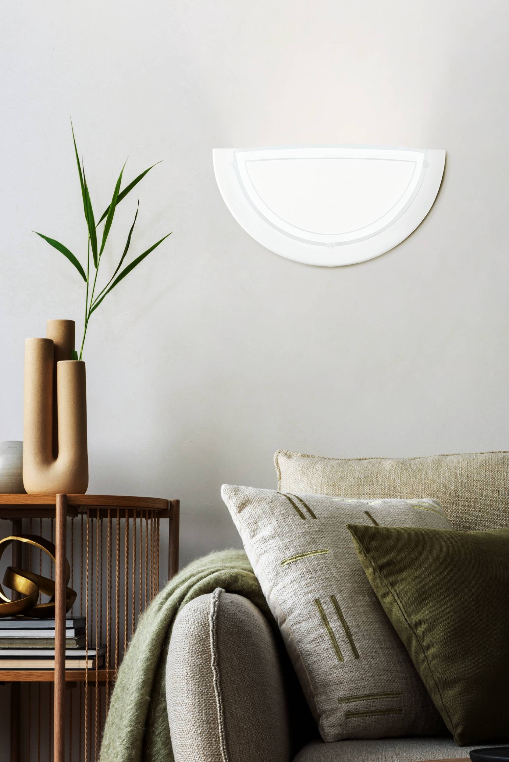 EGLO LED Wandleuchte »PLANET 1 Wandlampe 1 flammig, aus Metall und Glas, La günstig online kaufen