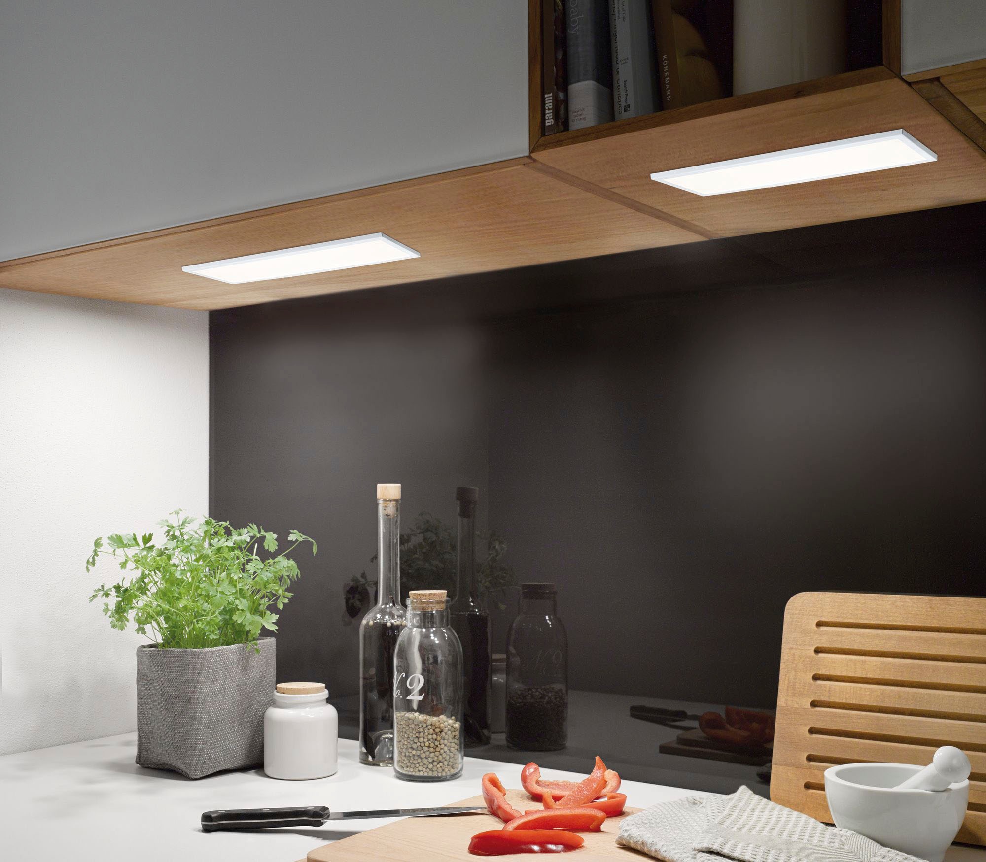 Paulmann Unterschrankleuchte »LED Panel Ace 7,5W Weiß 10x30cm Erweiterung«, 1 flammig, LED Panel Ace 7,5W Weiß 10x30cm Erweiterung