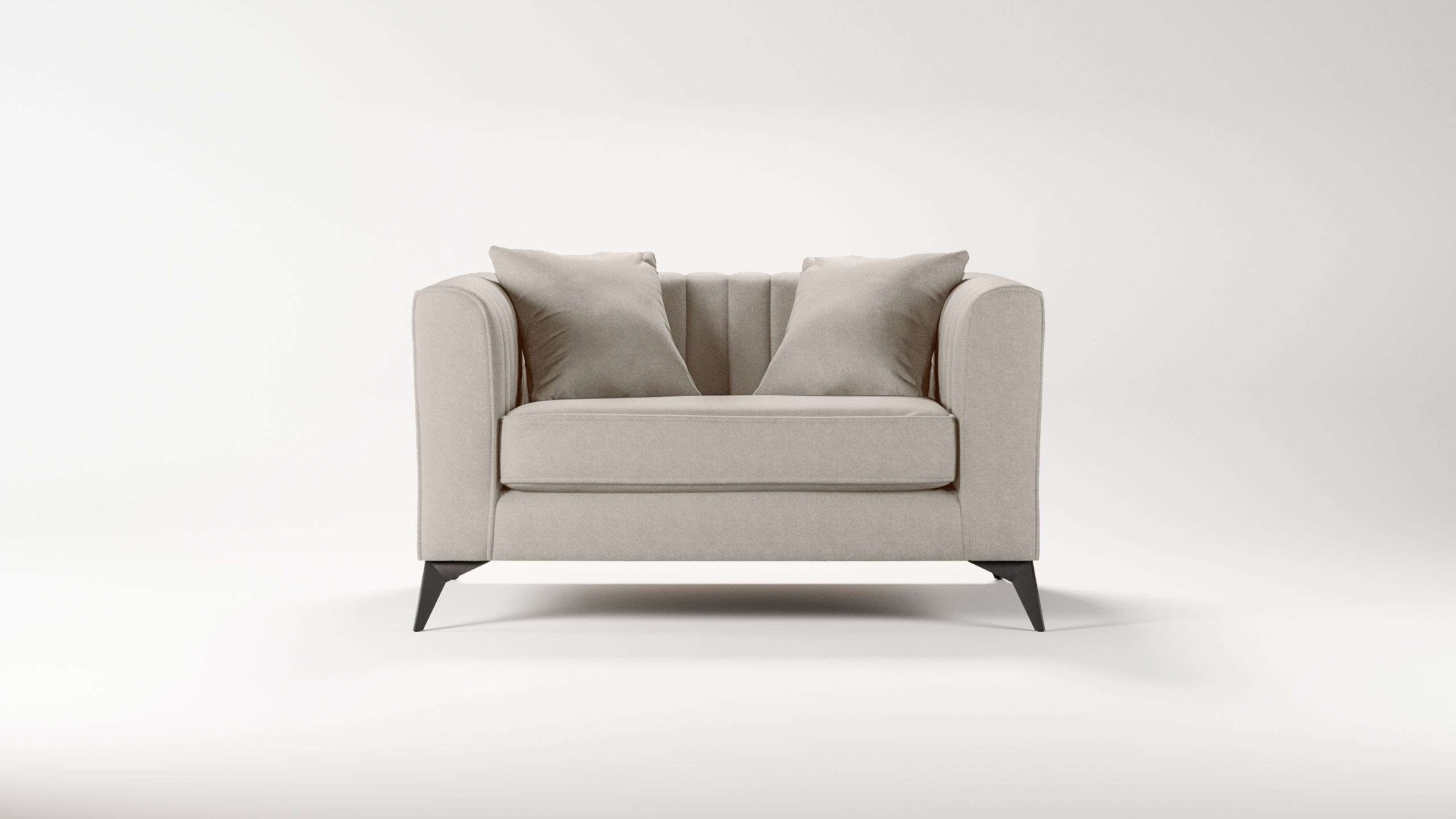 Places of Style Loveseat »MATTHEW Loungesessel, Maße B/T/H: 130/86/74 cm«, günstig online kaufen