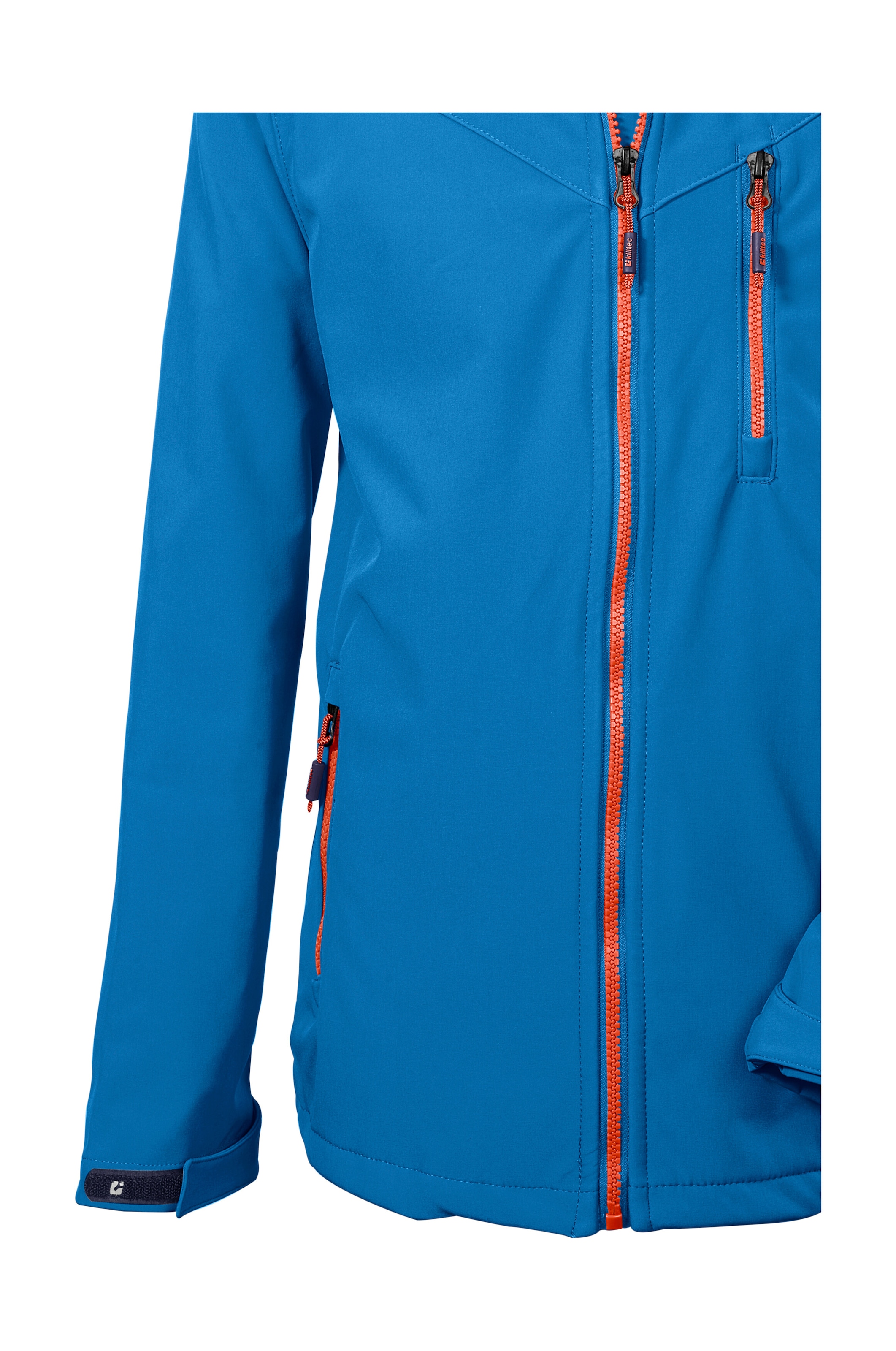 Killtec Softshelljacke »Boys Softshelljacke« Wasserabweisende Softshelljacke mit Kapuze, Fleece
