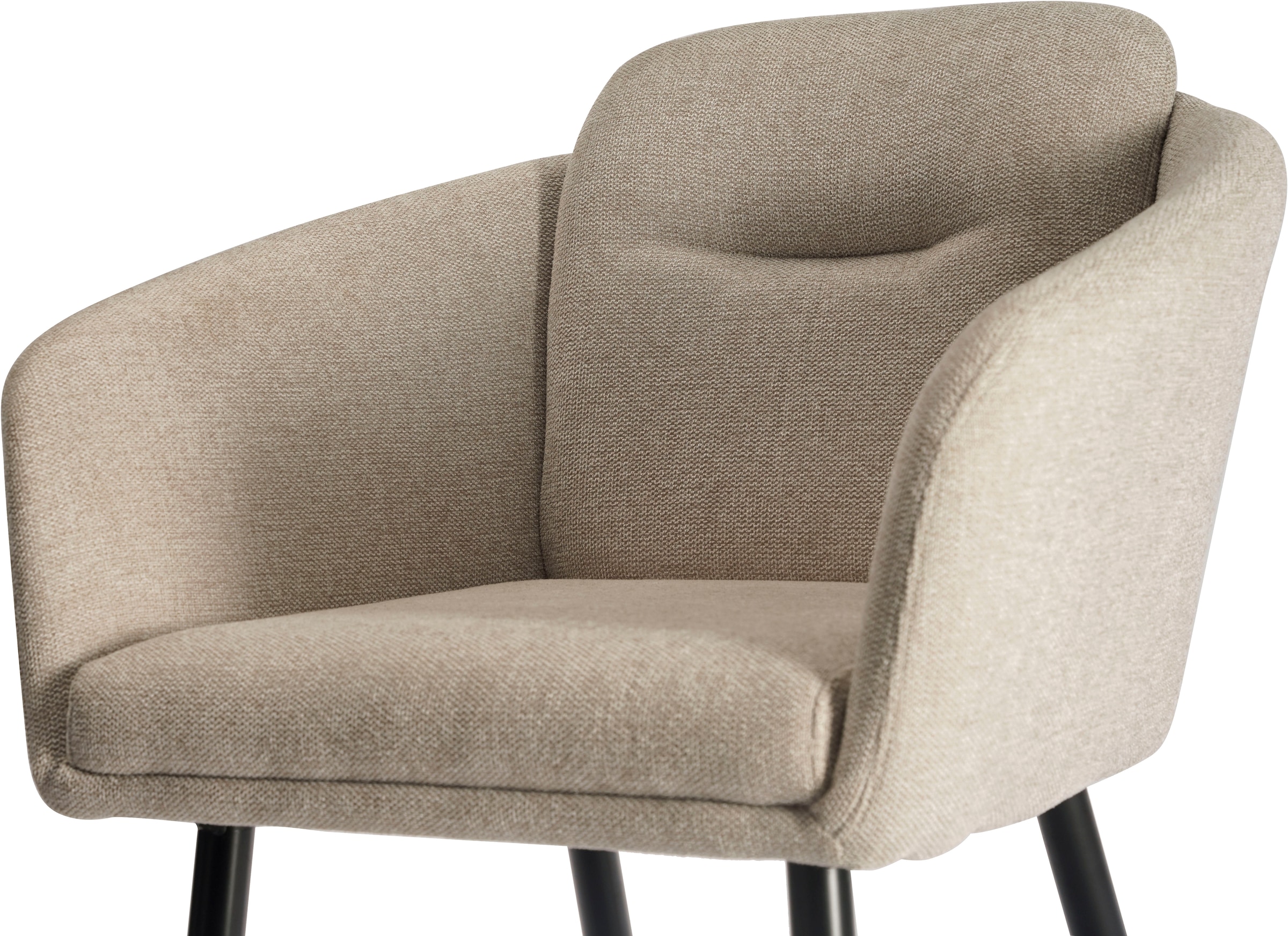 LeGer Home by Lena Gercke »Fleur, TOPSELLER!, OTTOs Choice« (Set) 2 Stk.Strukturstoff, ergonomisches Design, gesteppte Rückenlehne