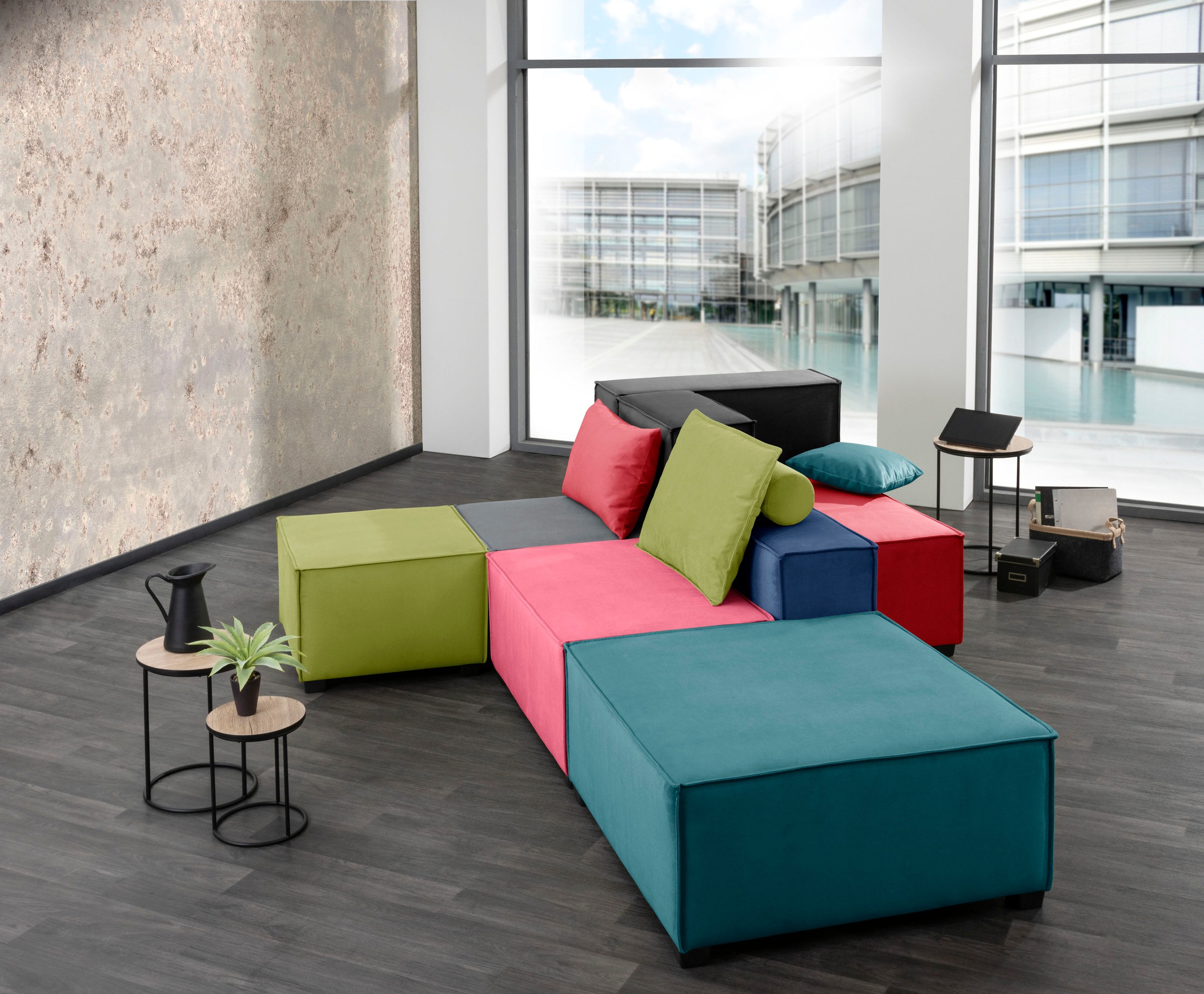 Max Winzer® Sofaelement »MOVE«, Einzelelement 90/30/42 cm, individuell kombinierbar