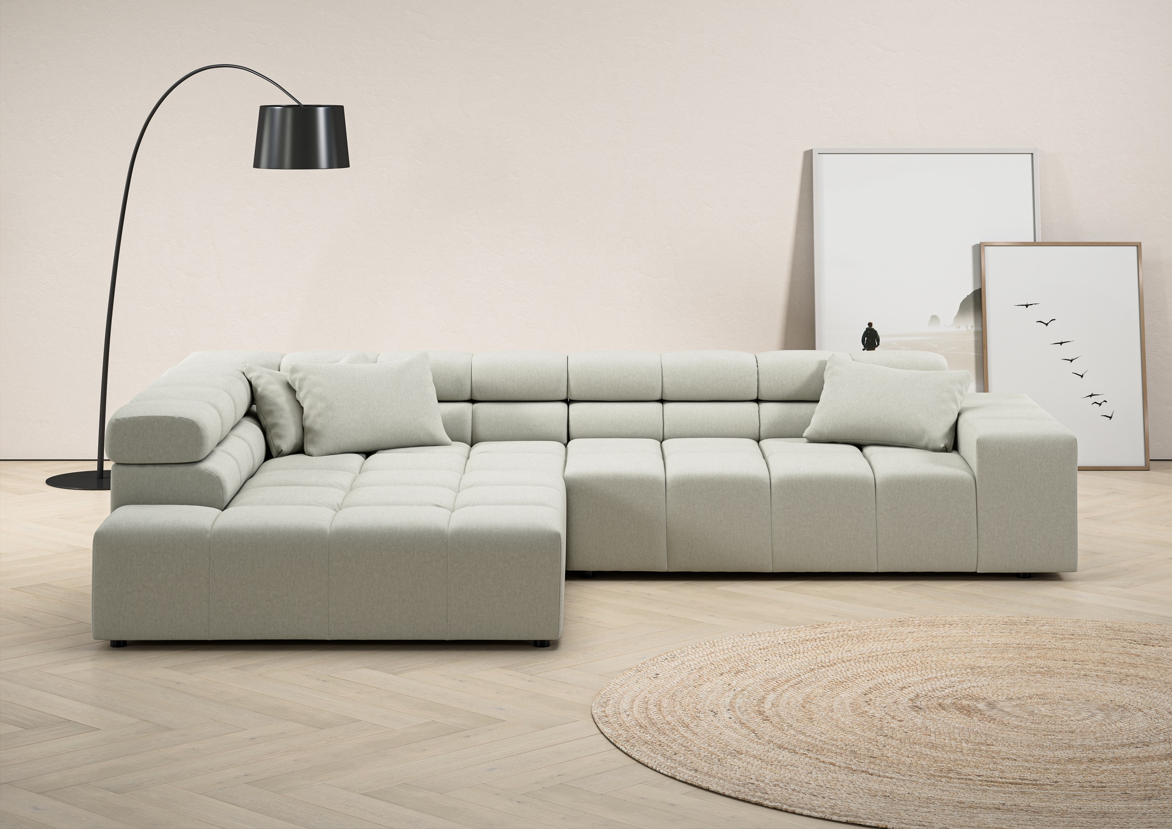 INOSIGN Ecksofa »Ancona incl. Kopfteilverstellung, OTTOs Choice, Breite 319 günstig online kaufen