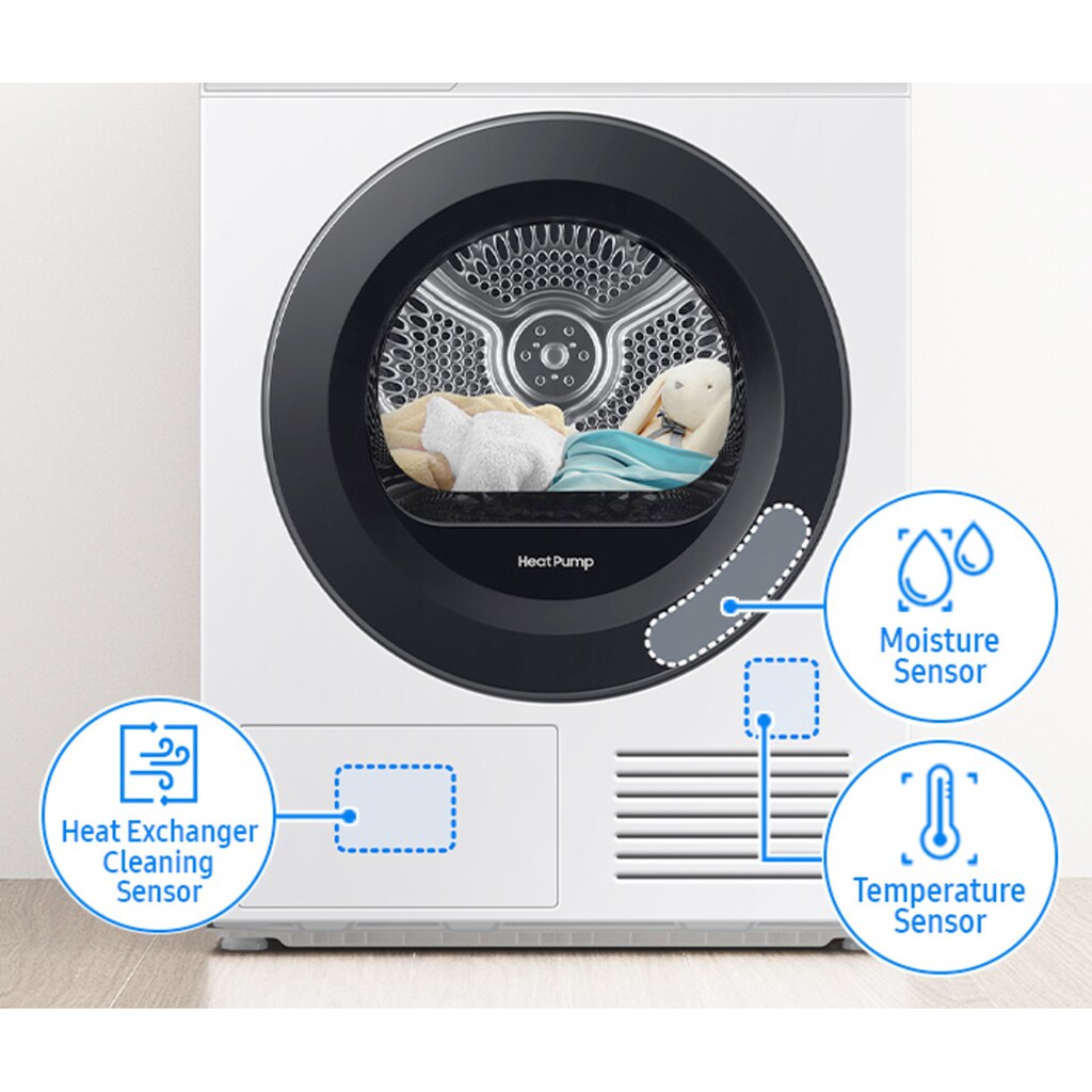 Samsung Wärmepumpentrockner »DV8GBBA225AE«, 8 kg