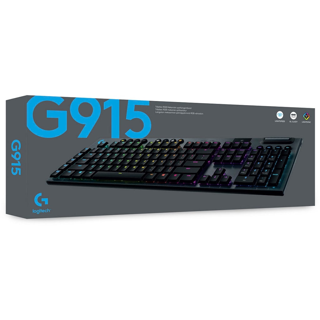 Logitech G Gaming-Tastatur »G915 LIGHTSPEED tactile«