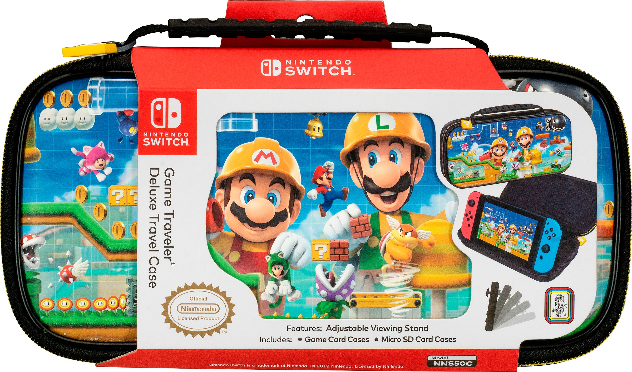 BIGBEN Konsolen-Tasche »MARIO MAKER2 NNS50C« bunt