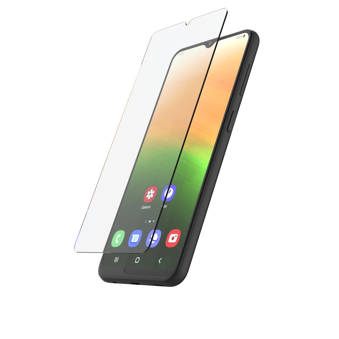Hama Displayschutzglas »Echtglas Displayschutzglas für Samsung Galaxy A34 5G transparent, dünn«, für Samsung Galaxy A34 5G