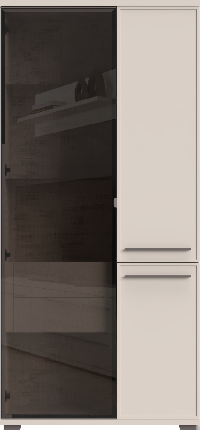 PLACES OF STYLE Vitrine »Opera, Showcase mit Parsol-Sicherheitsglas im modernen Look« UV lackiert, Soft Close Funktion, Höhenverstellbare Füße