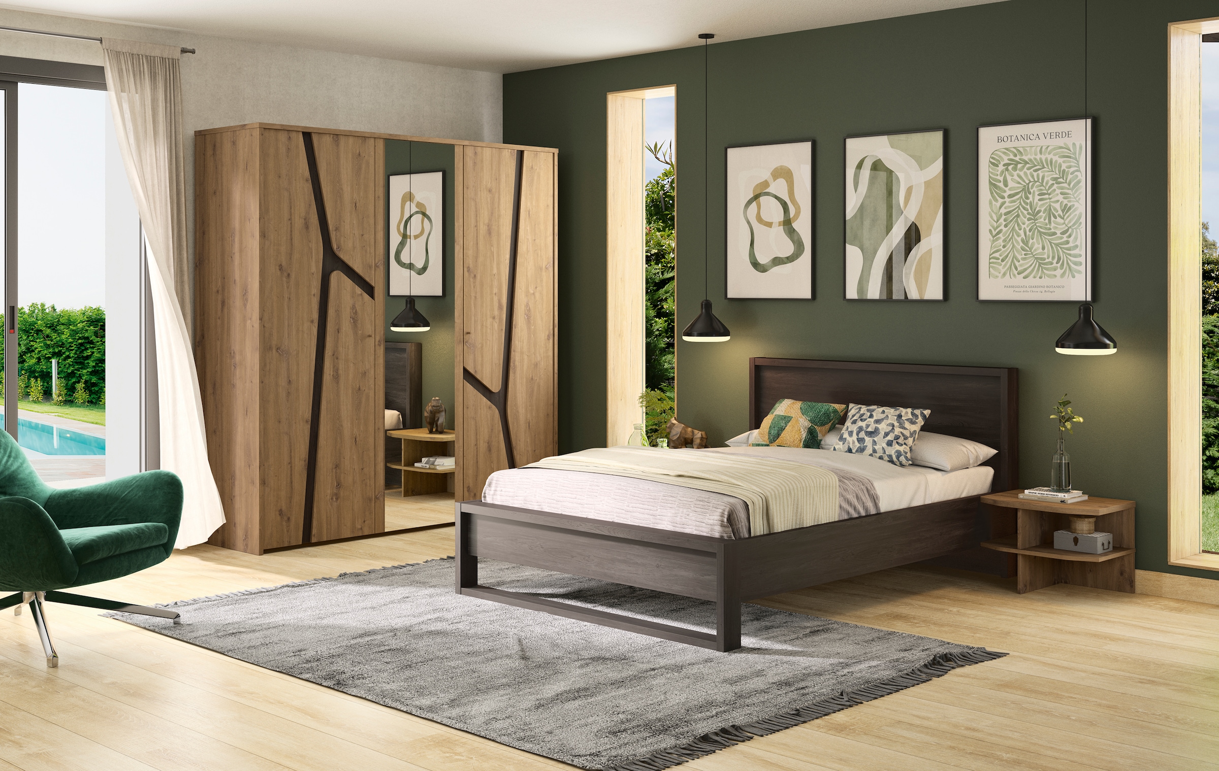 Gami Bett »ALANA«, Luxuriöses,hochwertiges Bett, Liegefläche 160 x 200 cm, ohne Matratze