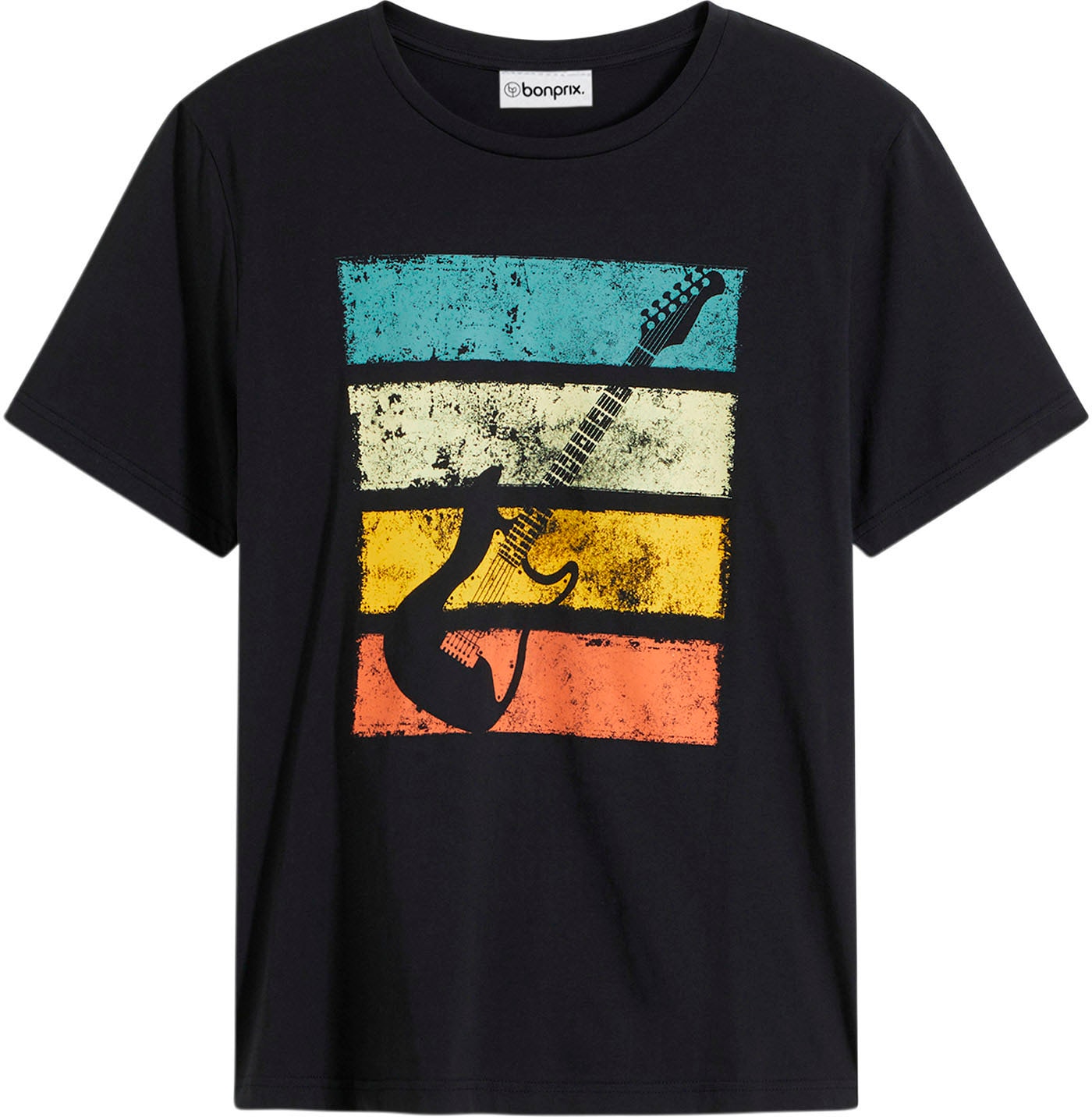 bonprix T-Shirt Regular Fit, mit Rundhalsausschnitt, aus reiner Baumwolle