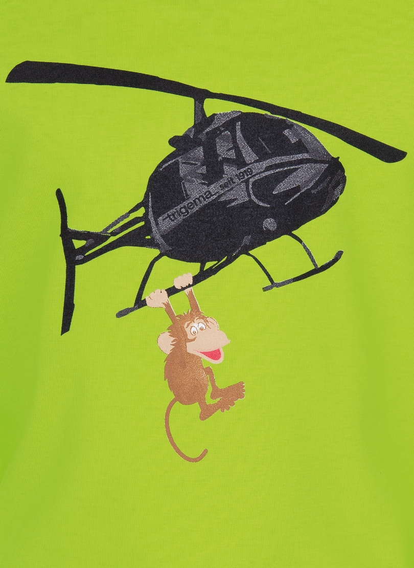 Langarm-Shirt mit »TRIGEMA Trigema Lustiges T-Shirt Hubschrauber-Druck« bestellen