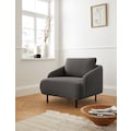 andas Sessel »Bendik«, Füße aus schwarzem Metall, Design by Morten Georgsen