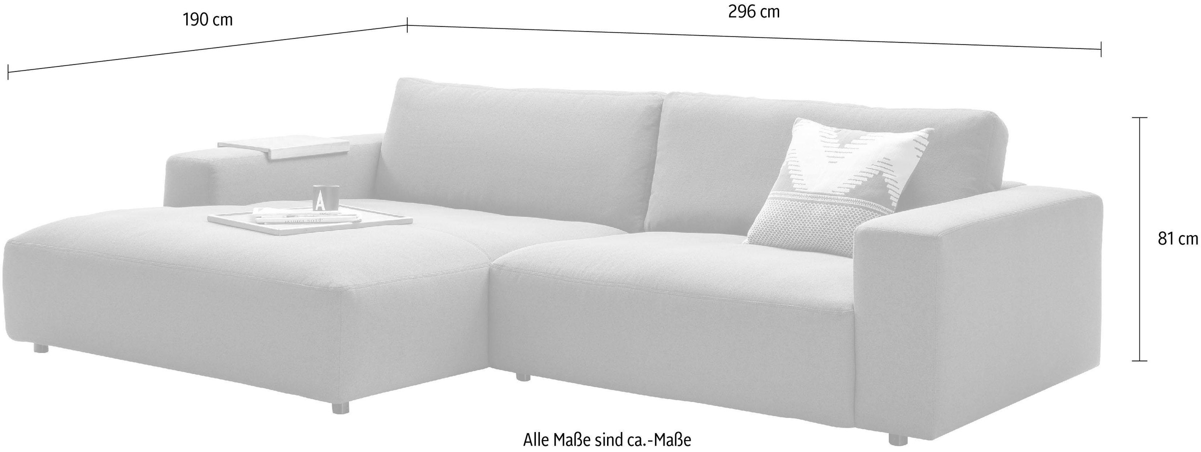 Musterring Ecksofa »LUCIA L-Form«