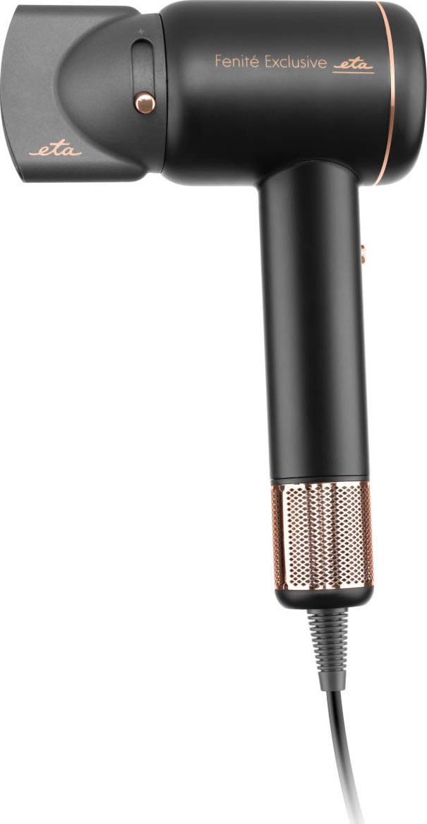 eta Ionic-Haartrockner »Fenite Black Edition ETA932090010«, 1600 W, 2 Aufsätze, Verfügt über ein magnetisches Befestigungssystem