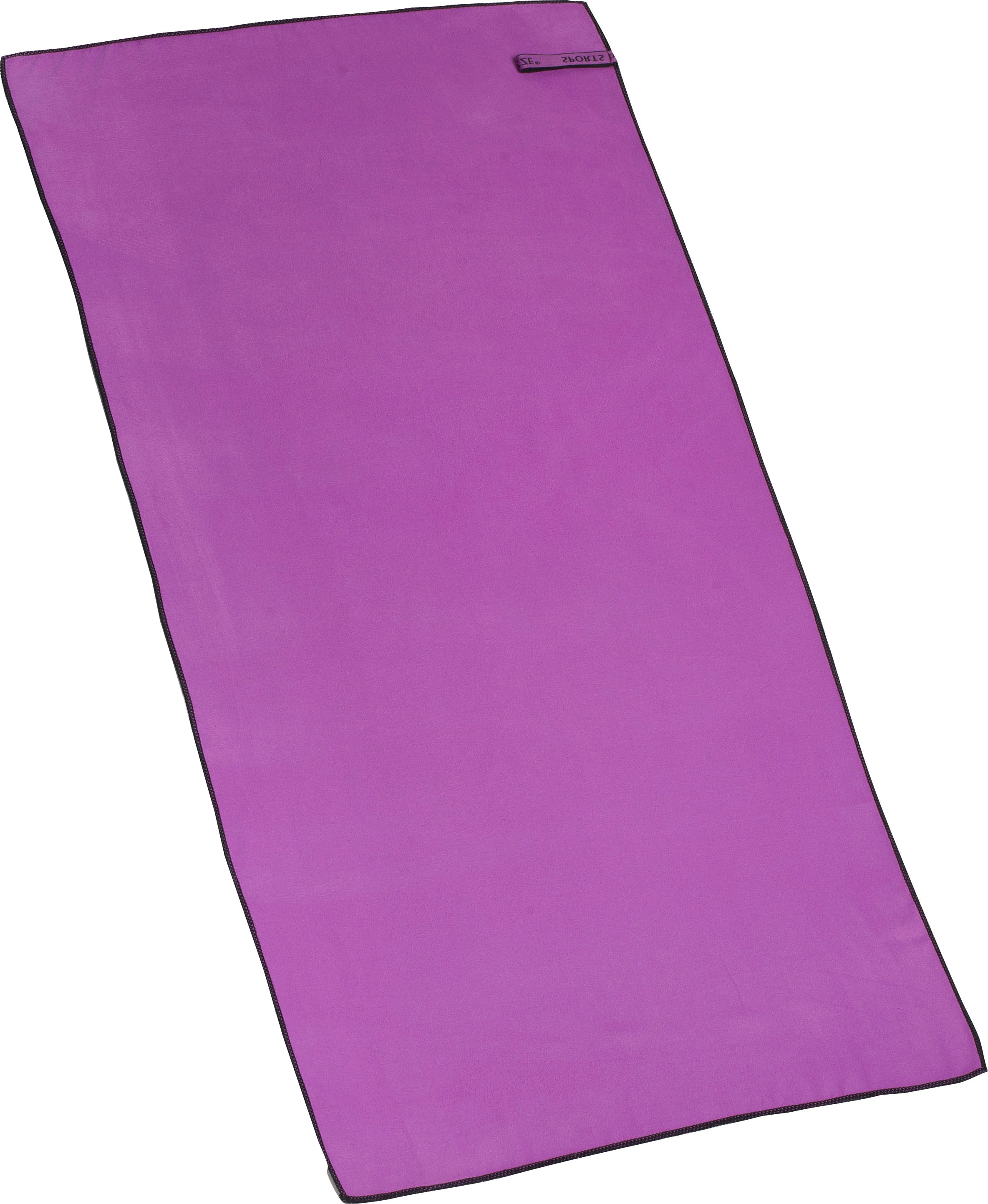 Saunatuch »Sports by « Sporthandtuch, Größe 80/180 cm, schnell trocknend durch Microfaser lila Microfaser, Obermaterial: 90% Polyester, 10% Polyamid B