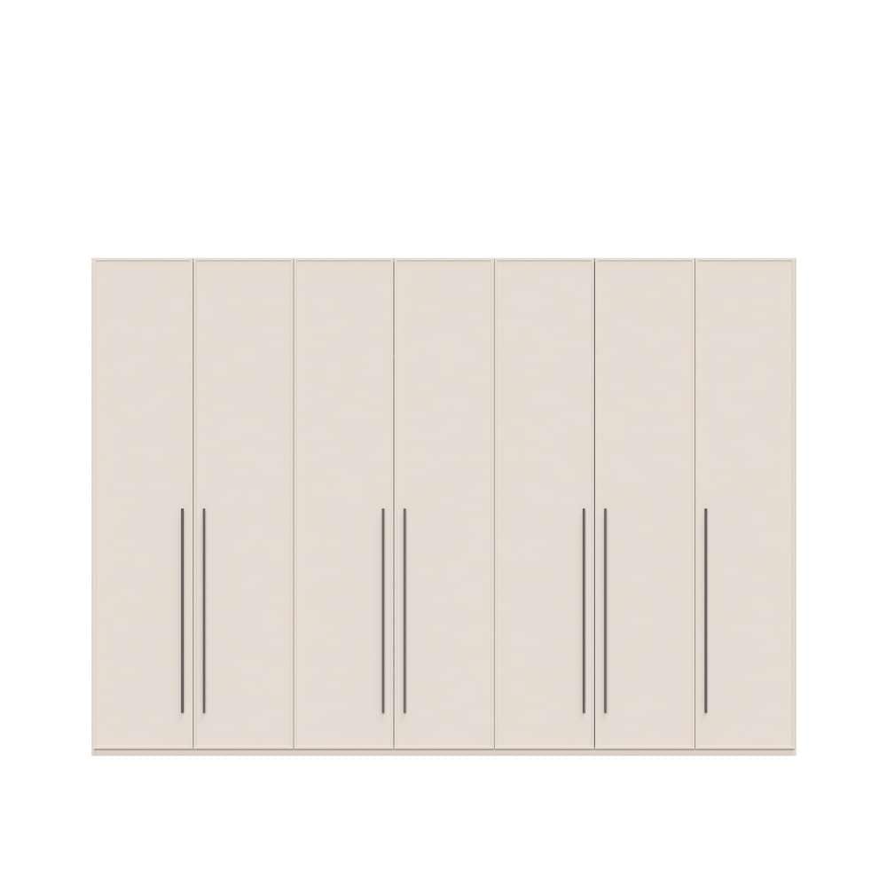 Places of Style Drehtürenschrank »Opera mit oder ohne Kranz inkl. LED-Bel.,B 227,272,317 oder 362 cm«, UV lackiert, Soft Close Funktion, Höhenverstellbare Füße