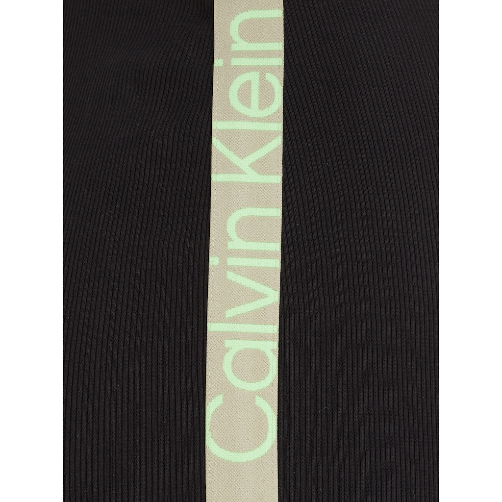 Calvin Klein Jeans Sweatrock »LOGO ELASTIC LONG RIB SKIRT«