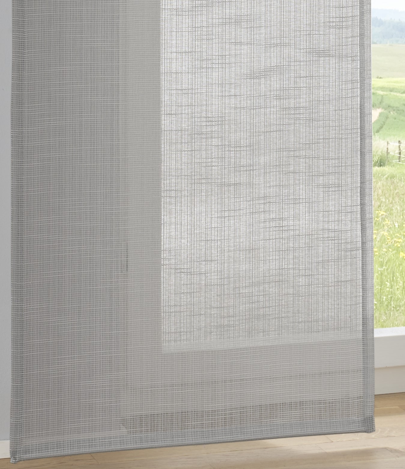 Kutti Schiebegardine »Boston Schiebevorhang« Paneelwagen 1 Stk. tlg. Schiebevorhang uni (1 St)