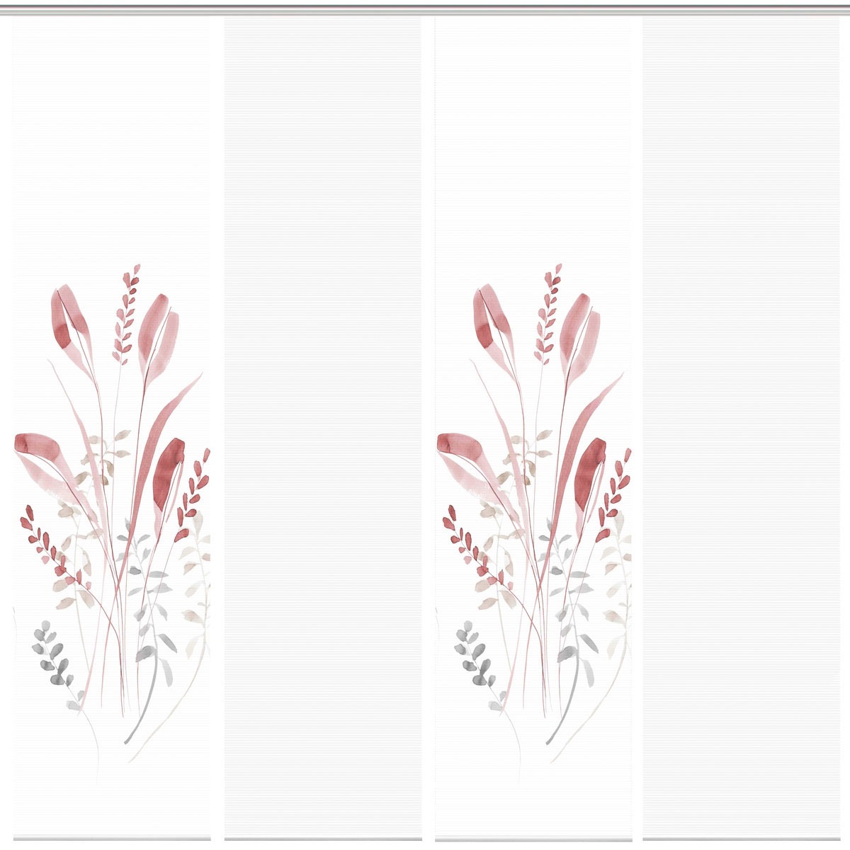 Vision S Schiebegardine »AYENE 4er SET« Paneelwagen 4 Stk. tlg. Schiebevorhang Digidruck 4er Set AYENE