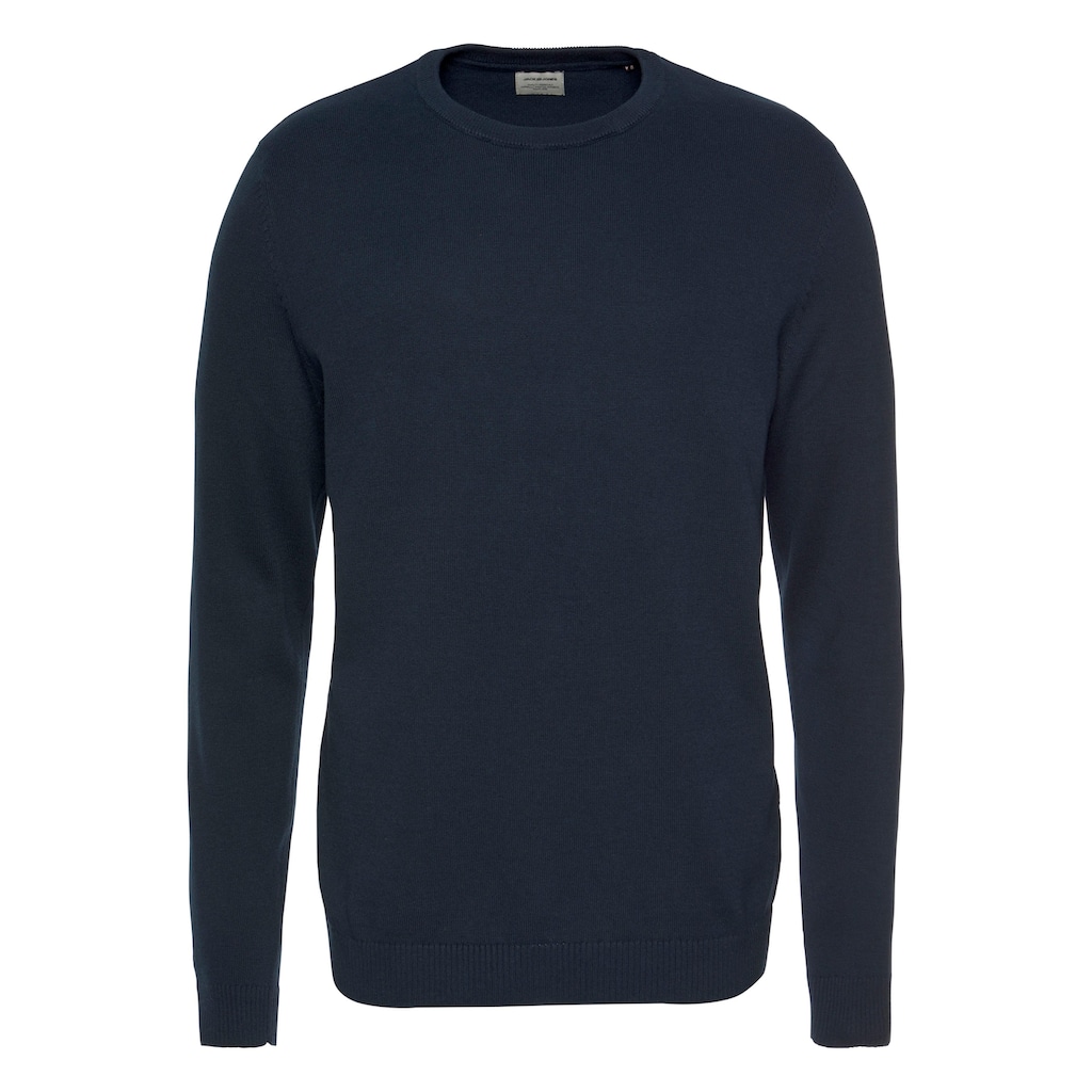 Jack & Jones Rundhalspullover »BASIC KNIT CREW NECK«