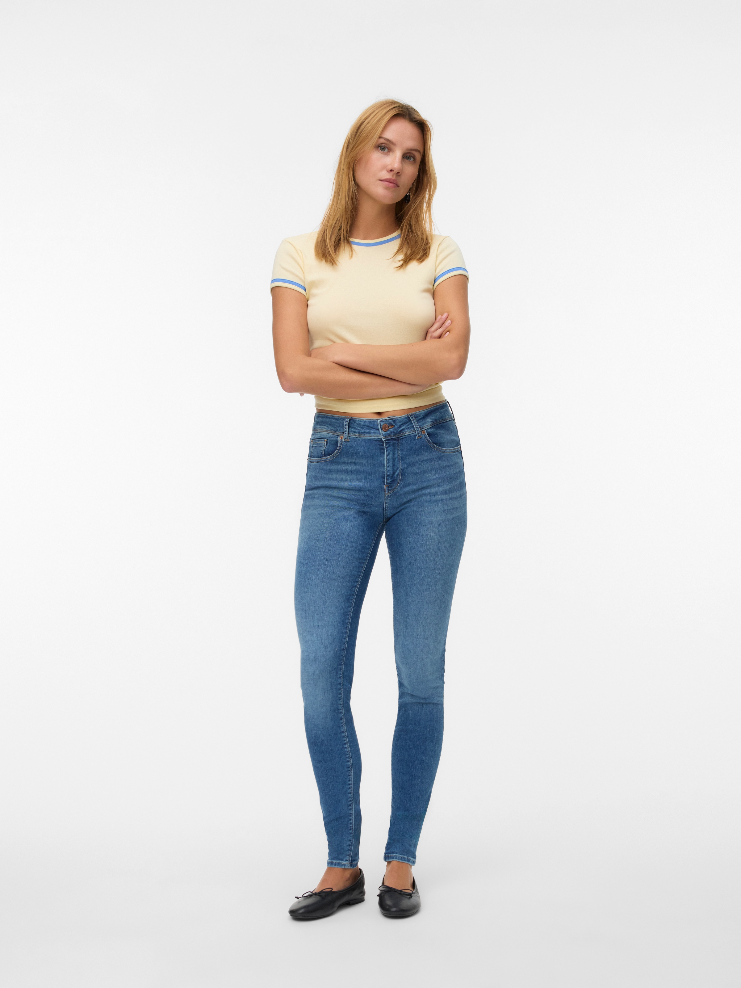 Vero Moda Skinny-fit-Jeans »VMLUX MR SLIM«