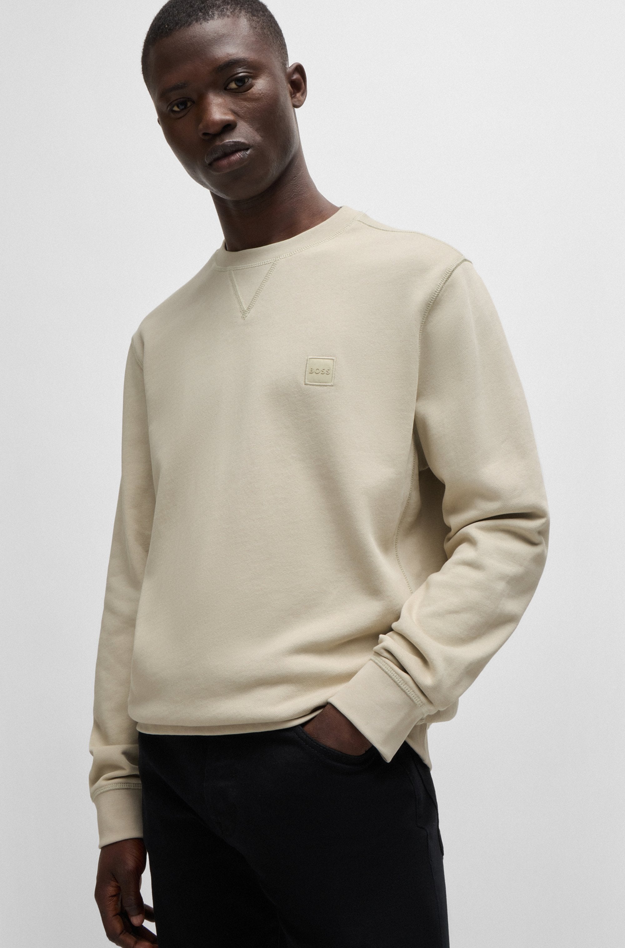 BOSS ORANGE Sweatshirt »Westart«, mit BOSS Logopatch
