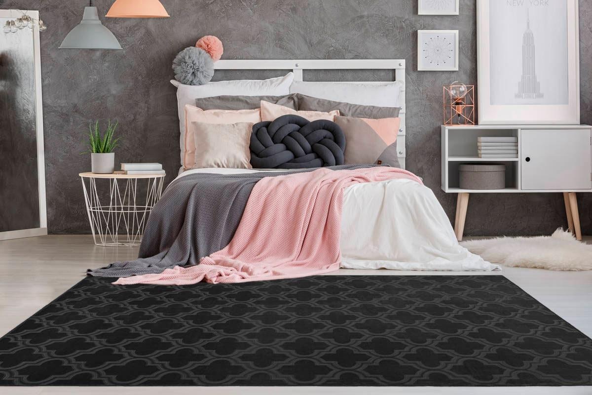 Arte Espina Teppich »Monroe 100«, rechteckig, 7 mm Höhe, besonders weich durch Microfaser, Wohnzimmer
