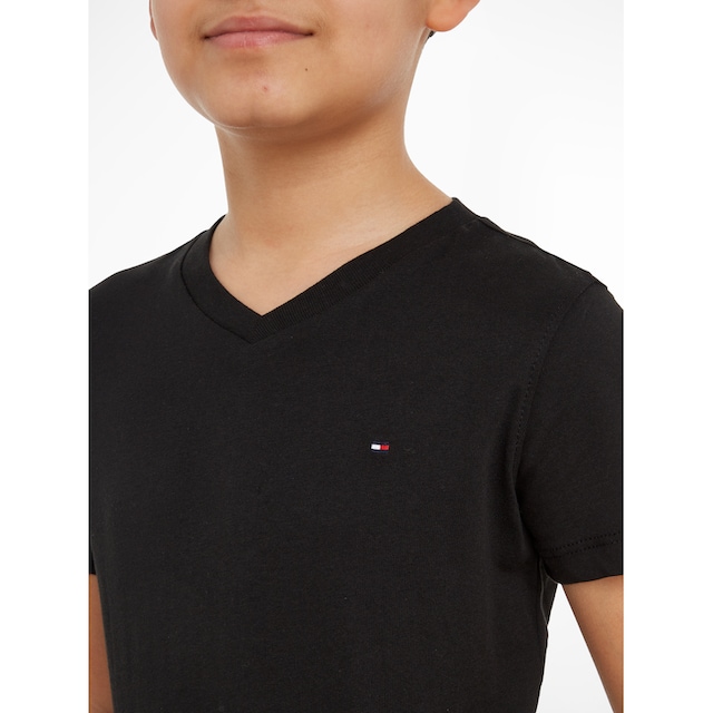 BASIC Logo- KNIT Flag VN bei Hilfiger Tommy »BOYS online Hilfiger V-Shirt mit S/S«, Tommy