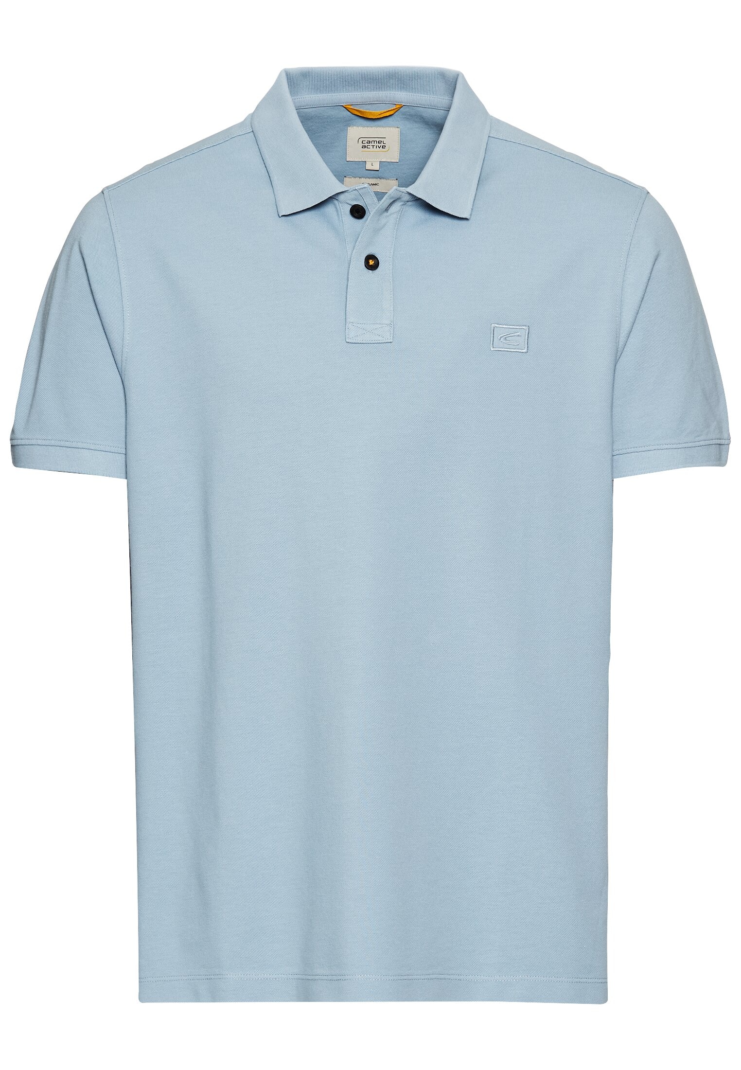 Poloshirt mit Logo-Stickerei, Gr. 3XL, Smoke Blue