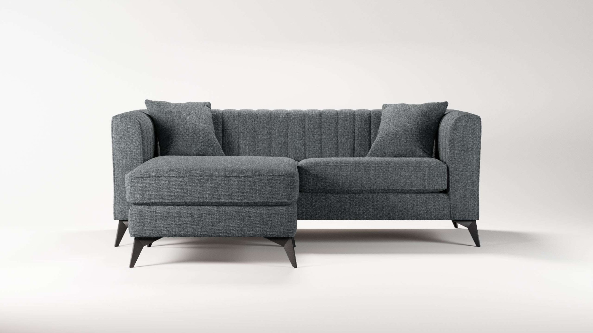 Places of Style Ecksofa »MATTHEW L-Form ideal für kleine Räume, Maße B/T/H: günstig online kaufen