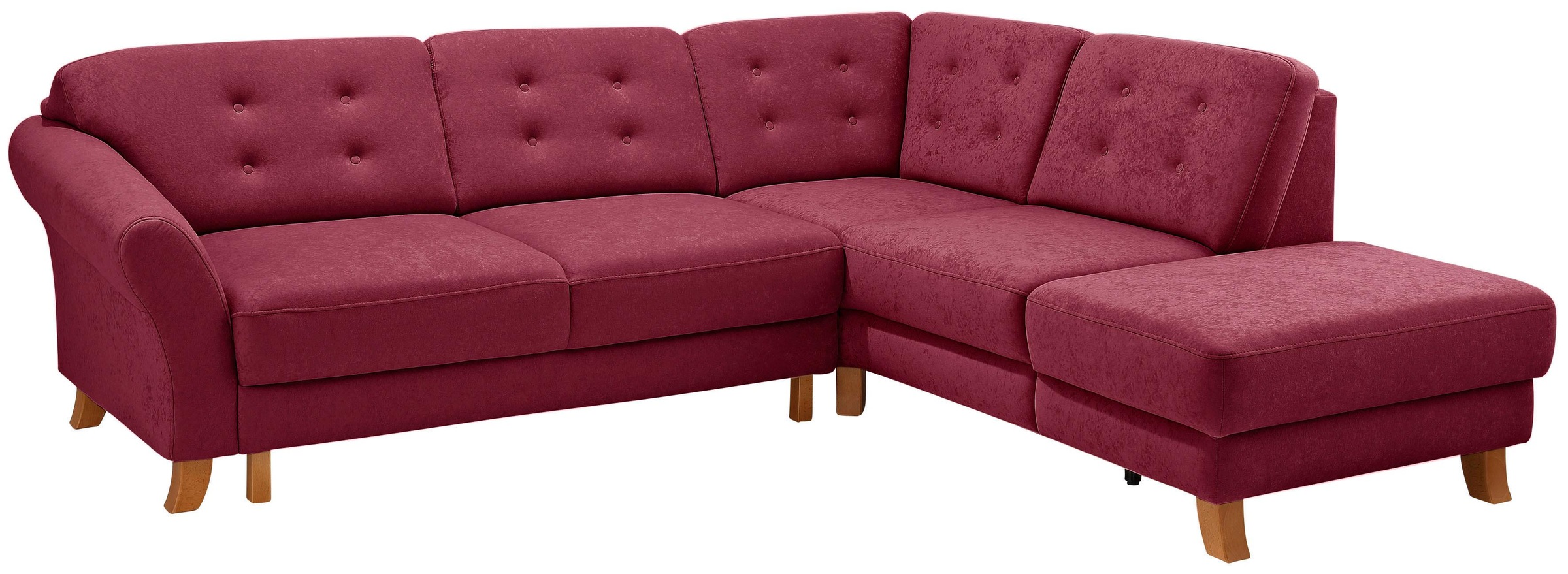 Home affaire Ecksofa »Trondheim L-Form«, mit Federkern