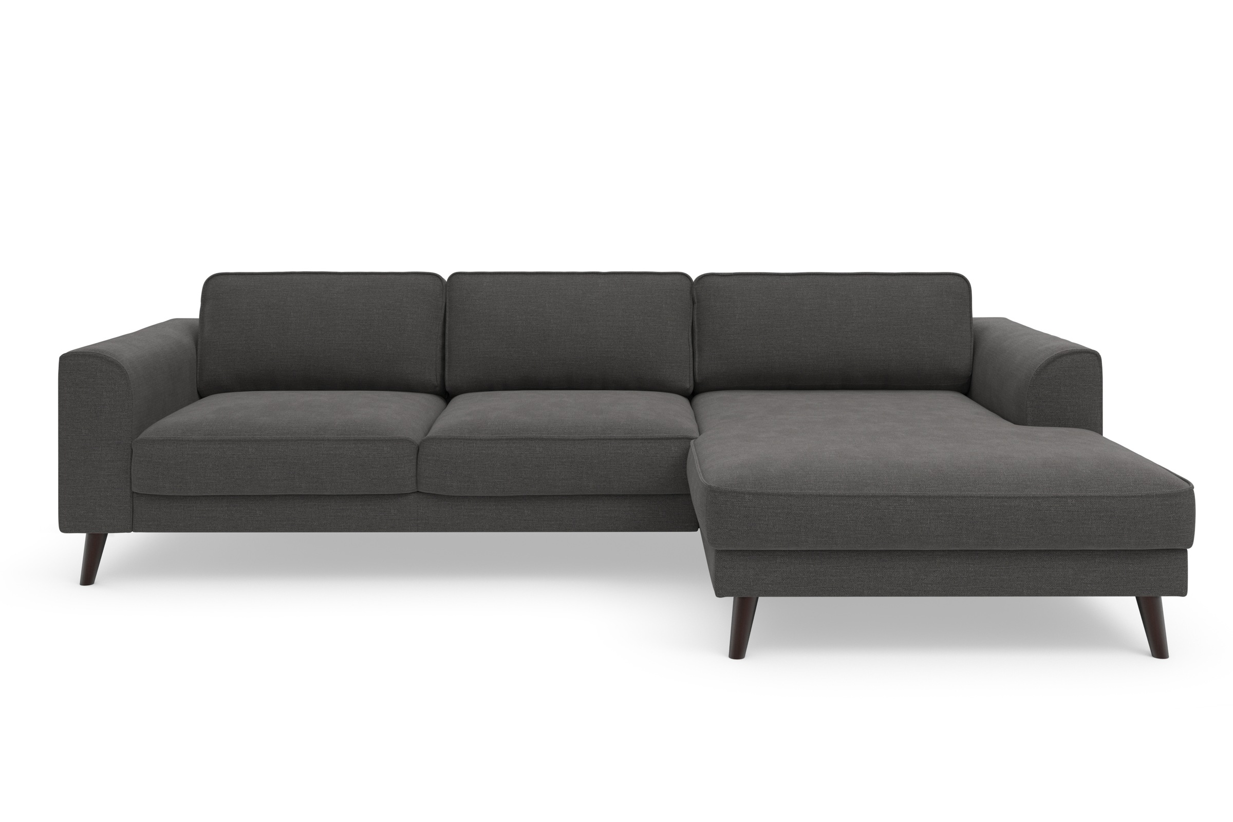 TRENDMANUFAKTUR Ecksofa "Lumber Jack, elegantes Designsofa, zeitlos modern, günstig online kaufen