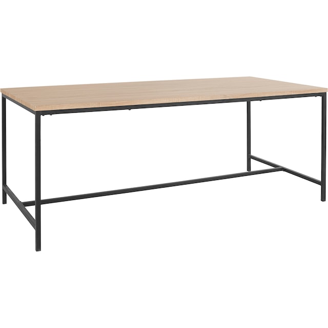 andas Esstisch »Vadum«, (1 St.), mit Tischplatte in einer Holzoptik und  fühlbare Struktur, Höhe 76 cm online kaufen