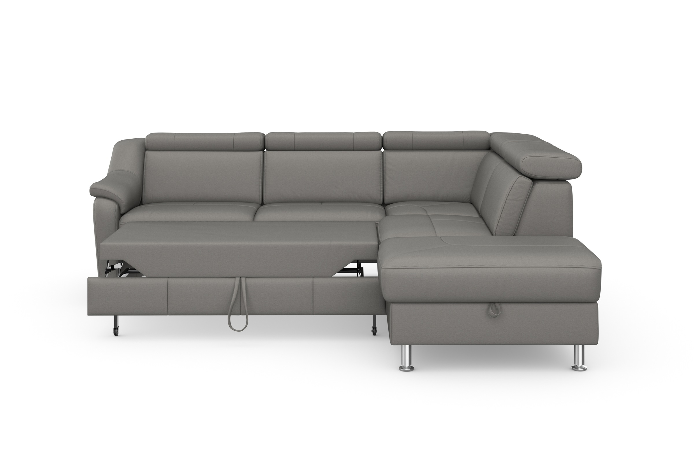 sit&more Ecksofa »Freetown L-Form«, inklusive Kopfteilverstellung und komfortablem Federkern