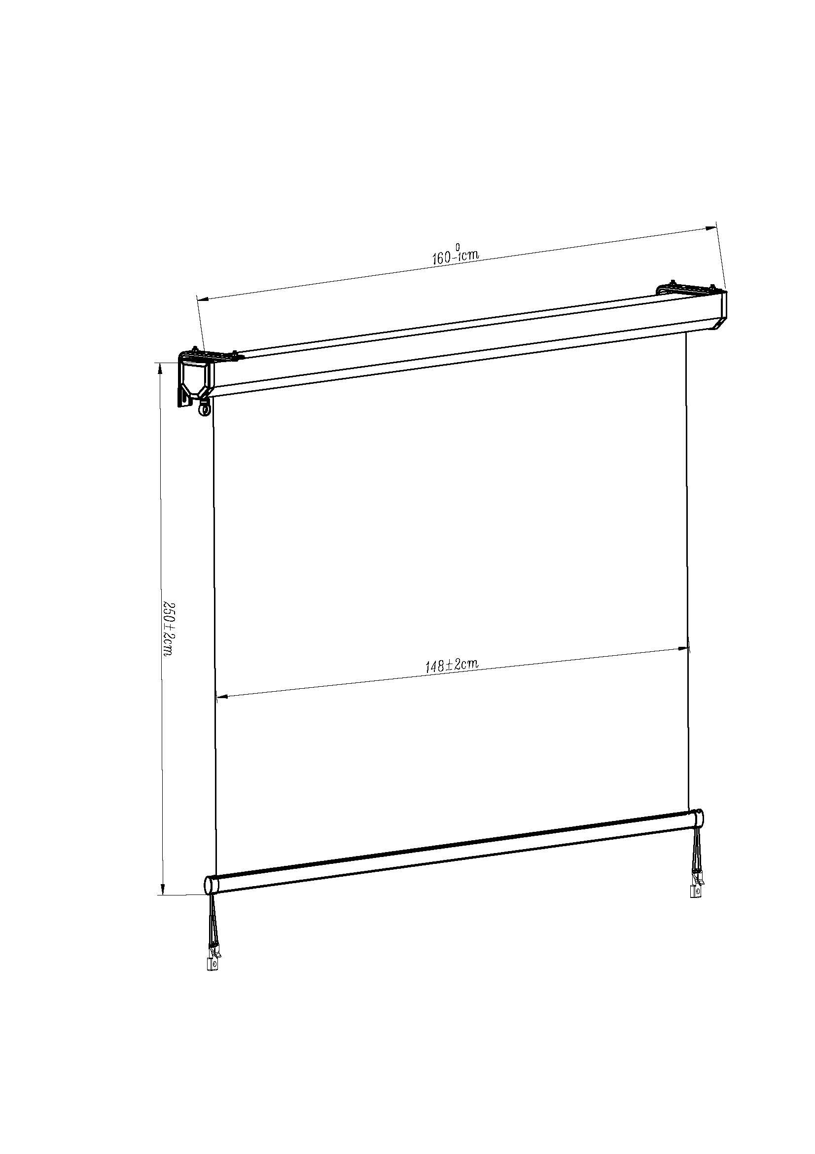 KONIFERA Senkrechtmarkise »Sitges« verschiedene Größen