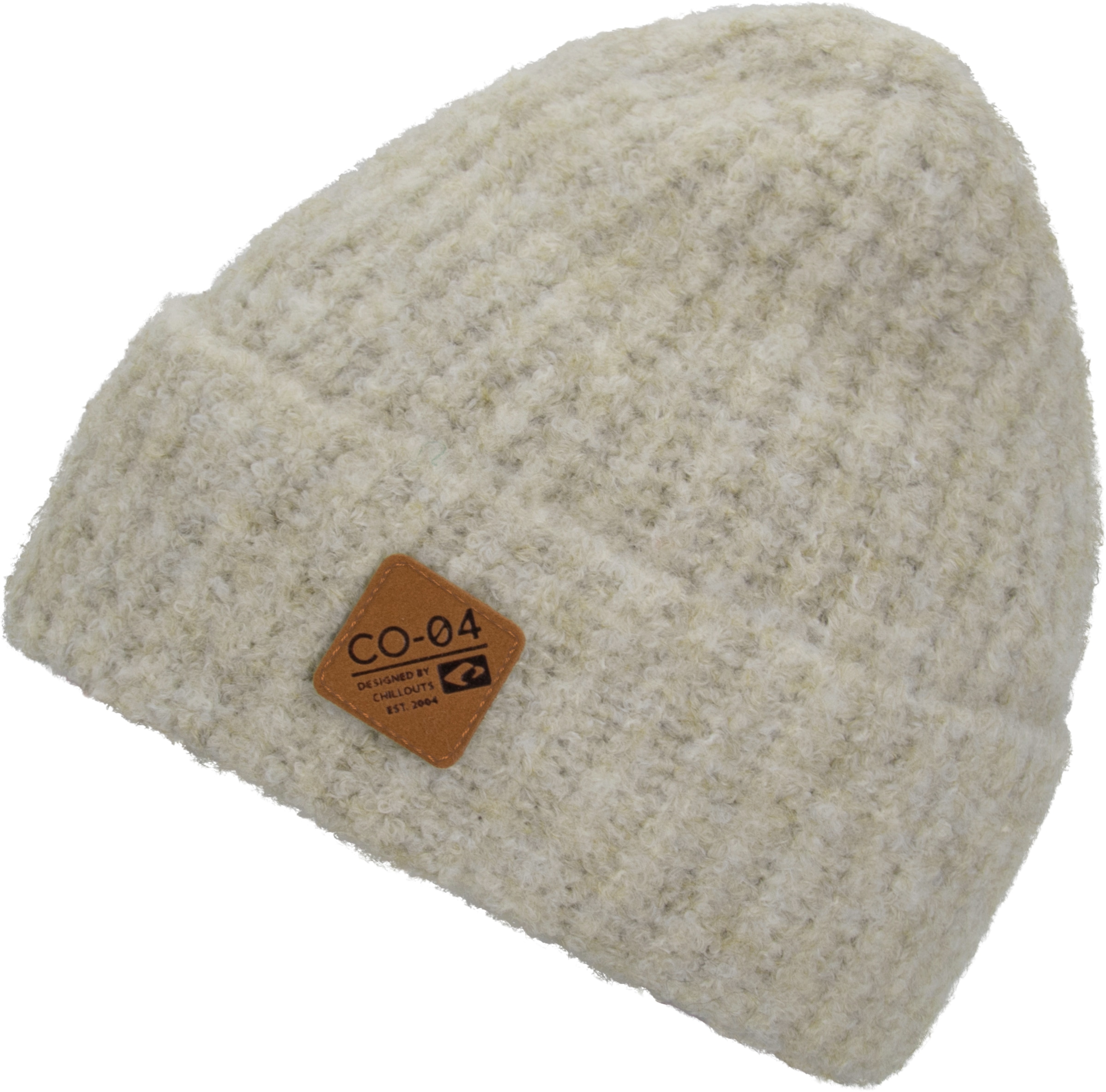 CHILLOUTS Beanie »Ines Hat« Strickmütze in leicht melierter Optik beige
