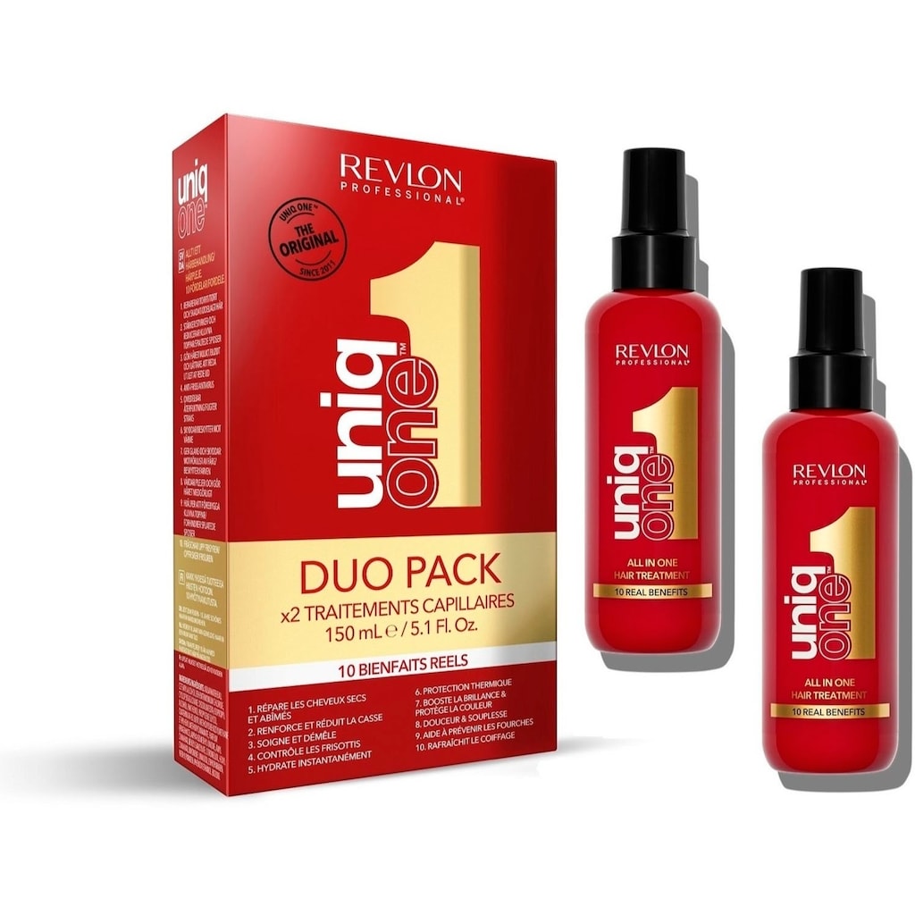 REVLON PROFESSIONAL Haarpflege-Set »Uniqone All In One Hair Leave-in Pflege Treatment Classic Duopack Set«, (Spar-Set, 2 tlg.)