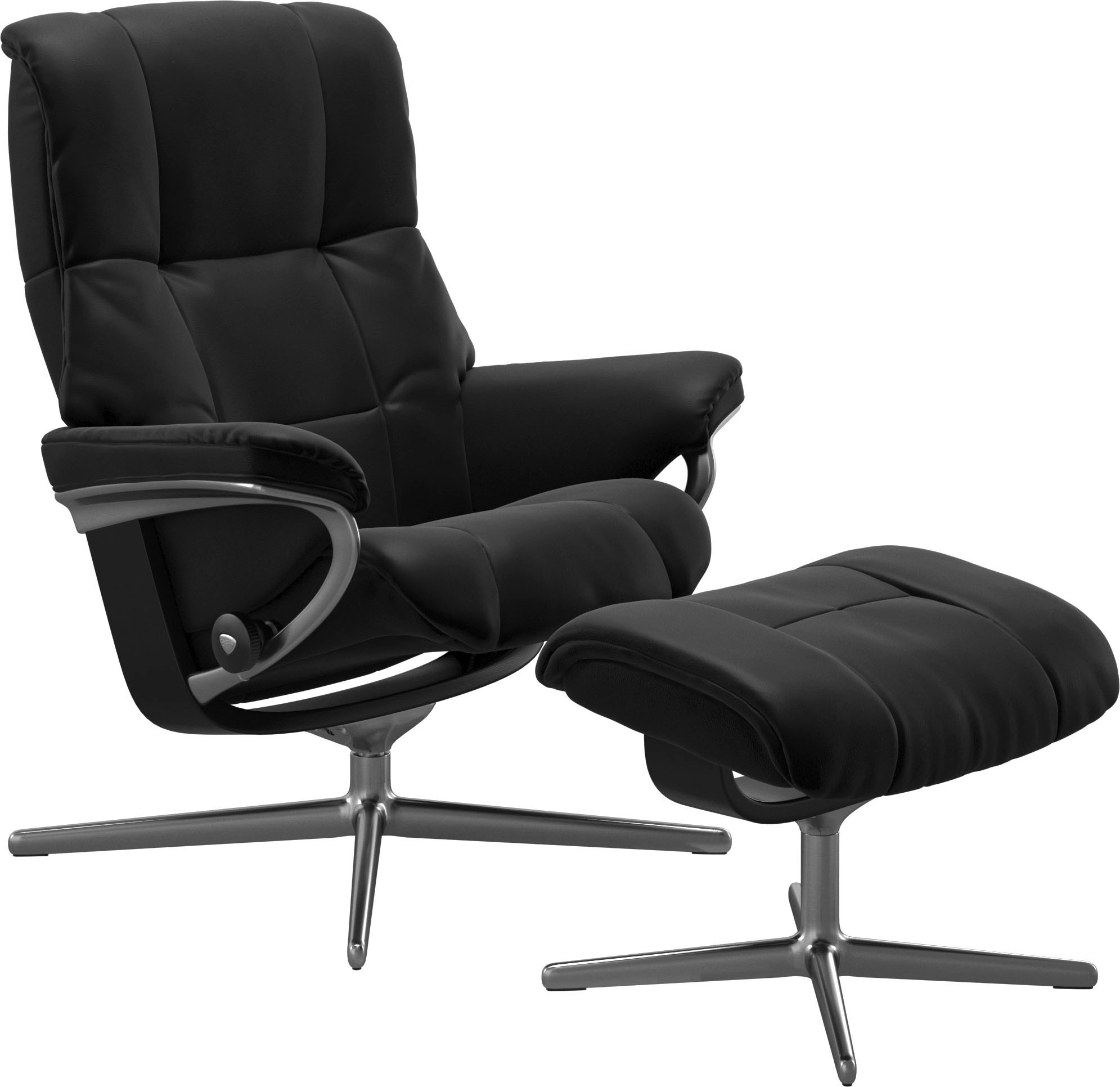Stressless Fußhocker "Mayfair" mit Cross Base, Größe S, M & L, Holzakzent S günstig online kaufen